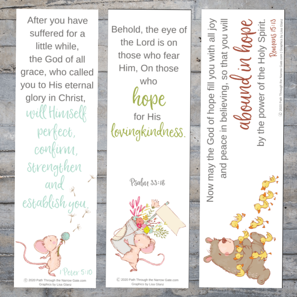 Printable Bible Verse Bookmarks Printable Bible Verse Bookmarks