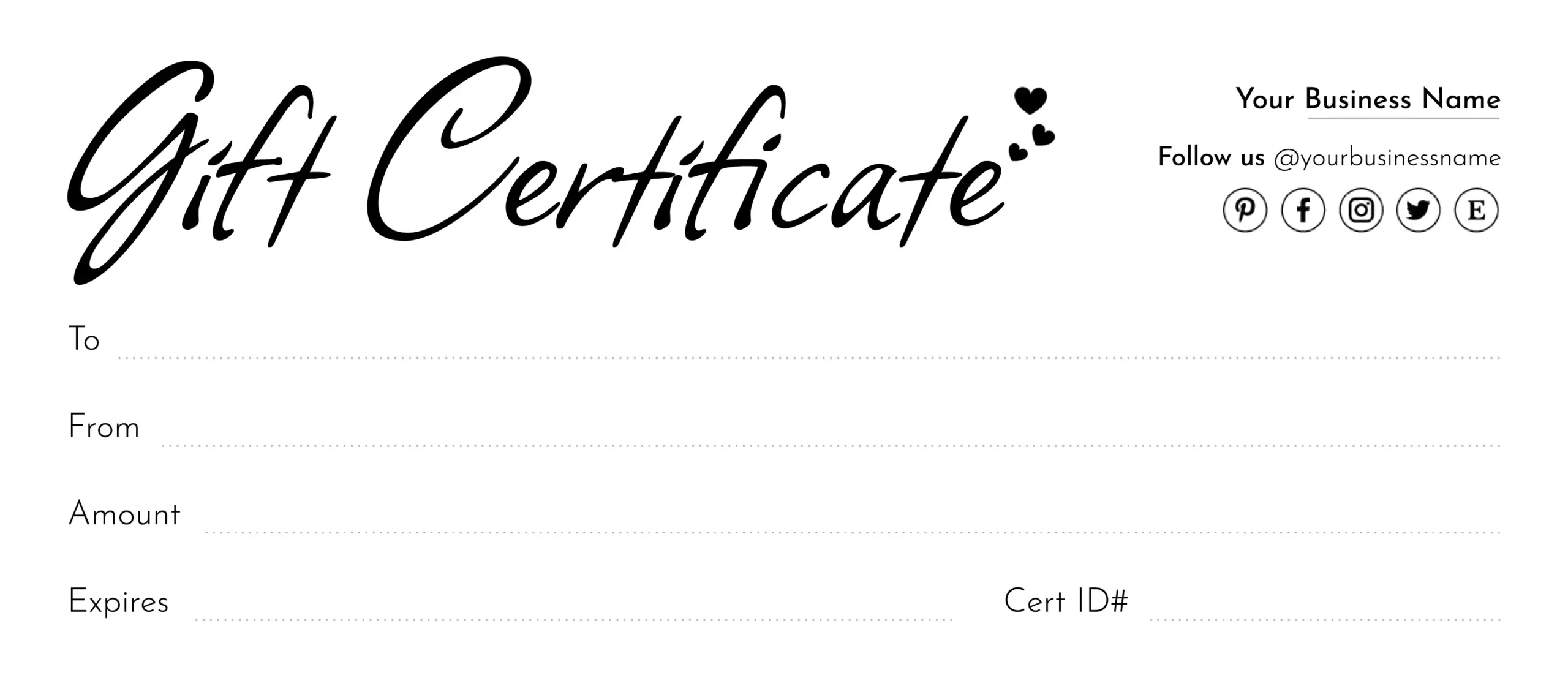 Printable Blank Gift Certificate Free Google Docs Template Printable Blank Gift Certificate Free Google Docs Template