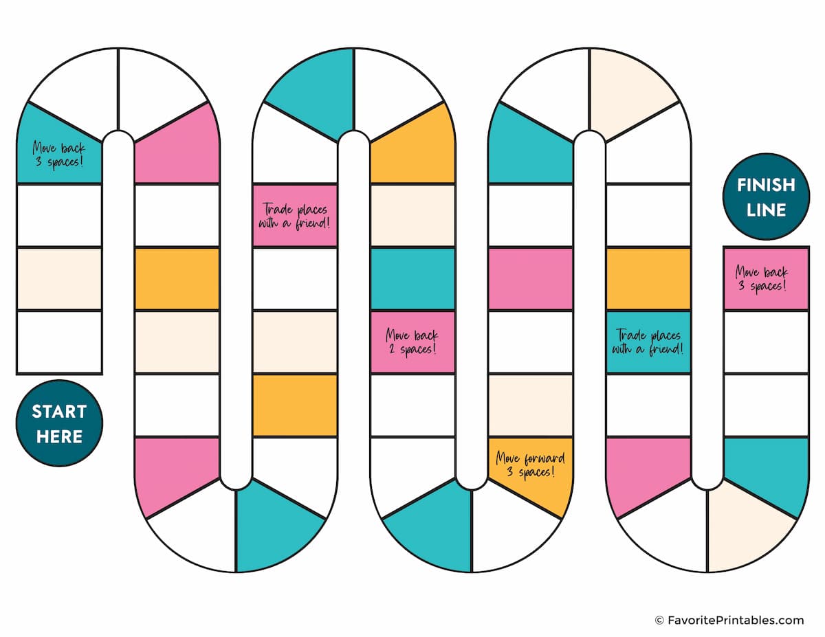 Printable Board Game