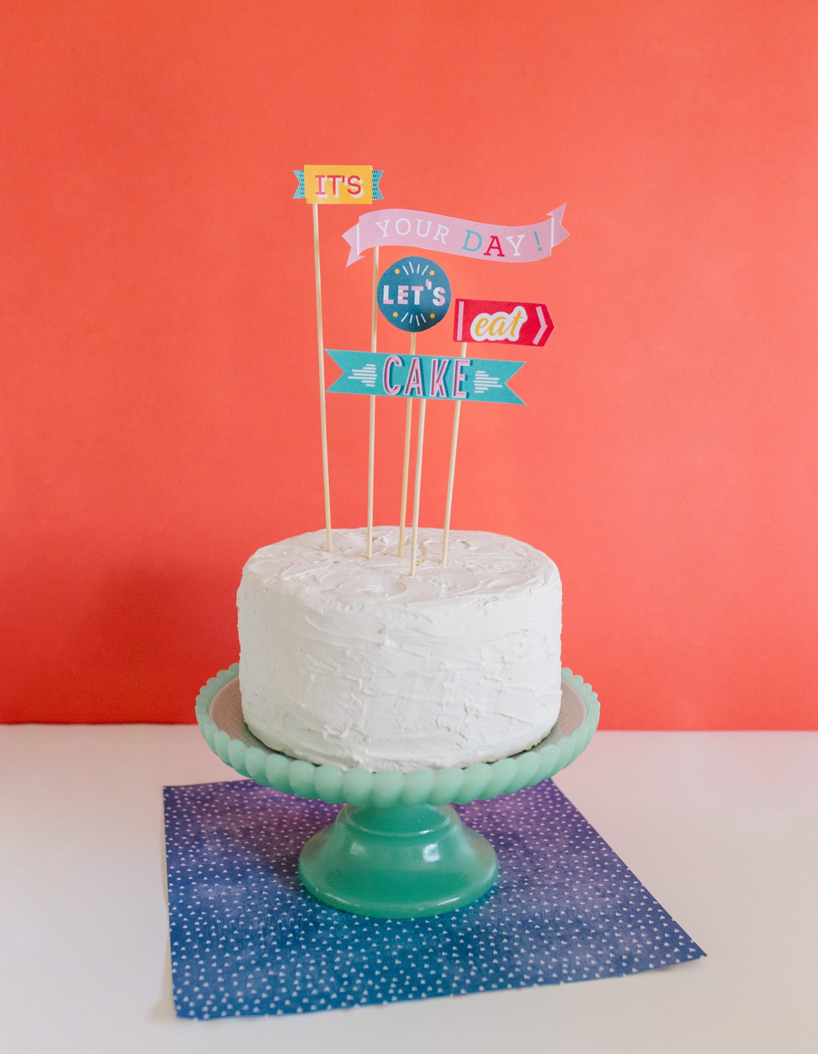 Printable Cake Topper For Birthdays And Other Celebrations