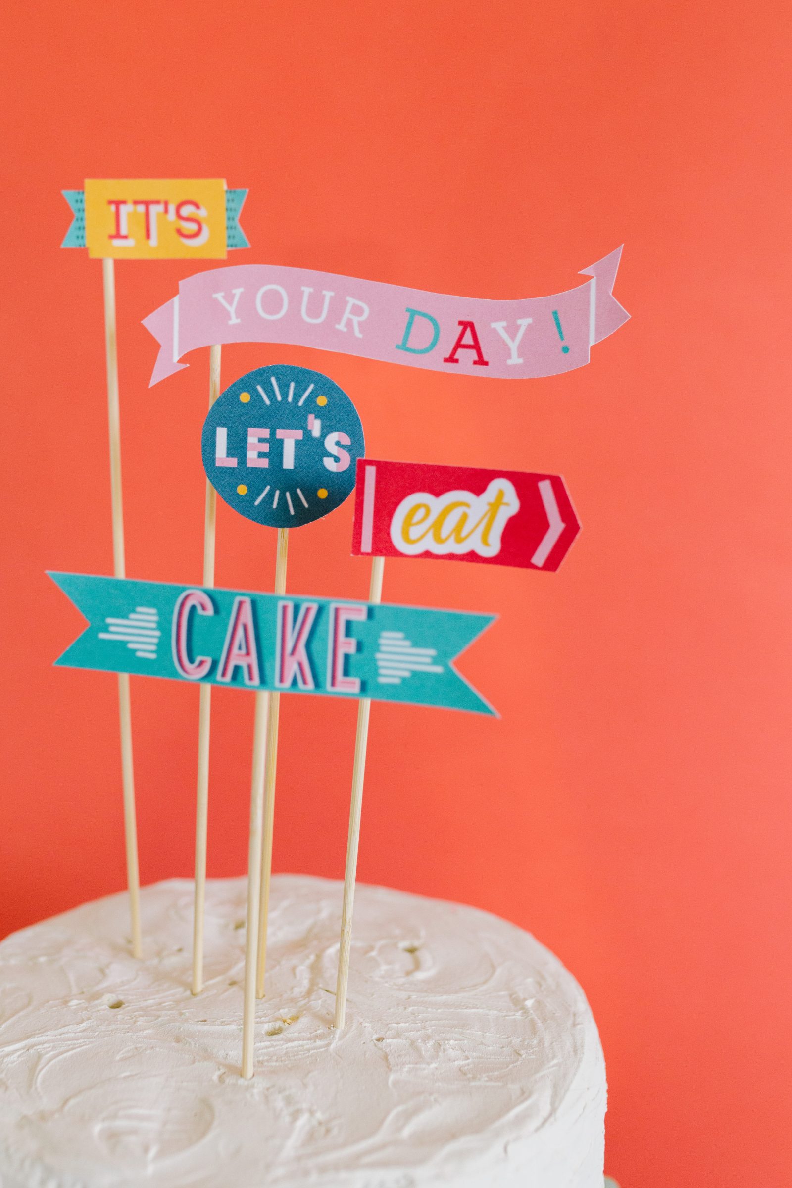 Printable Cake Topper For Birthdays And Other Celebrations