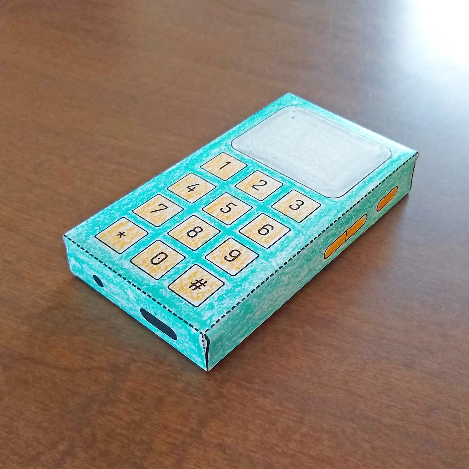 Printable Cell Phone Papercraft For Kids