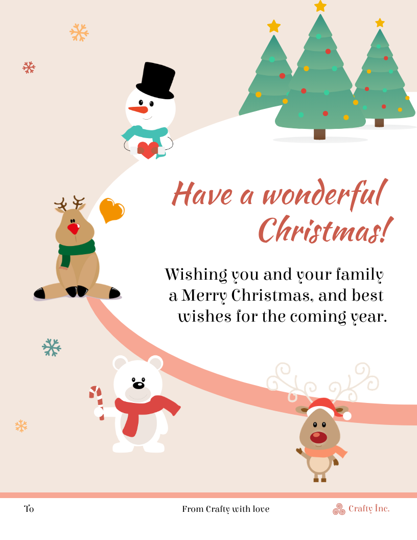 christmas note template christmas note template