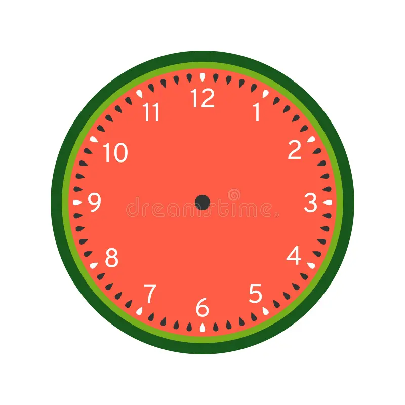 Printable Clock Face