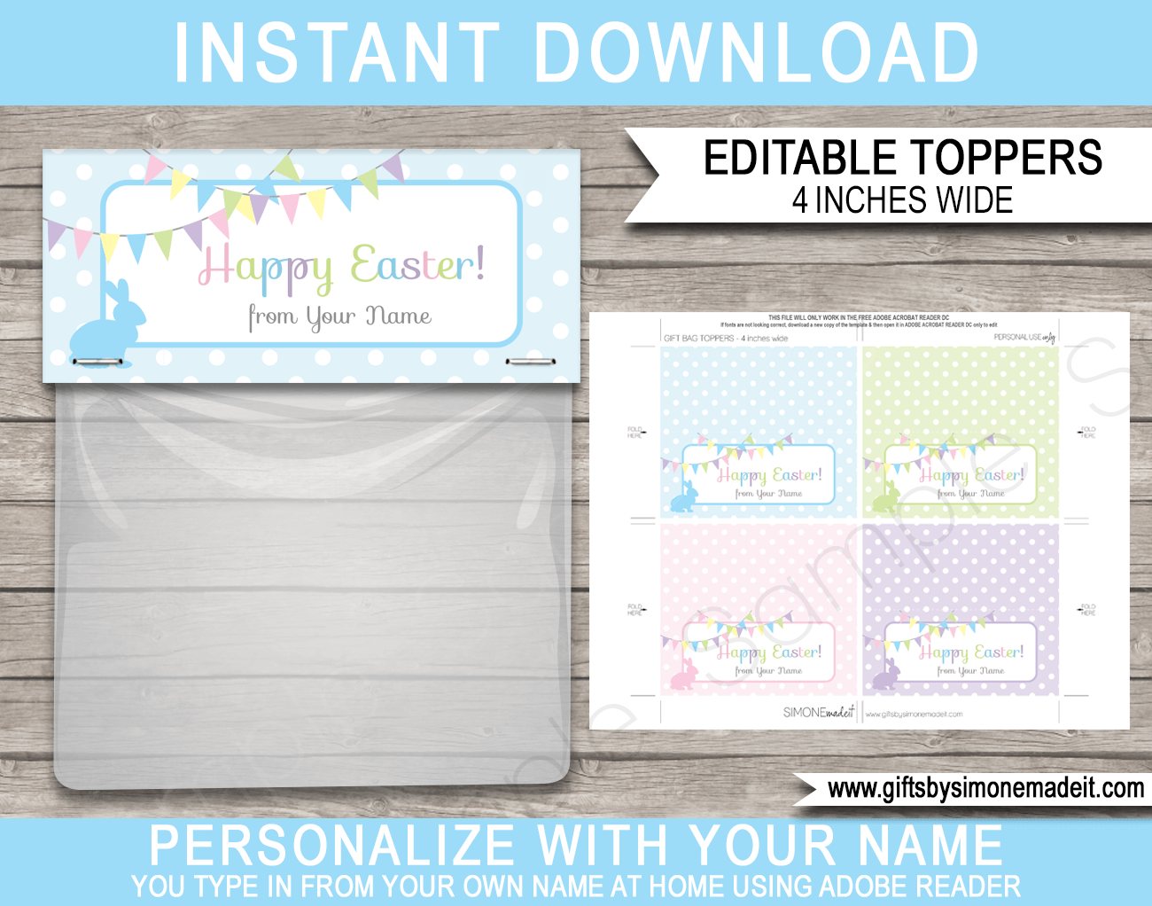 free printable bag toppers template free printable bag toppers template
