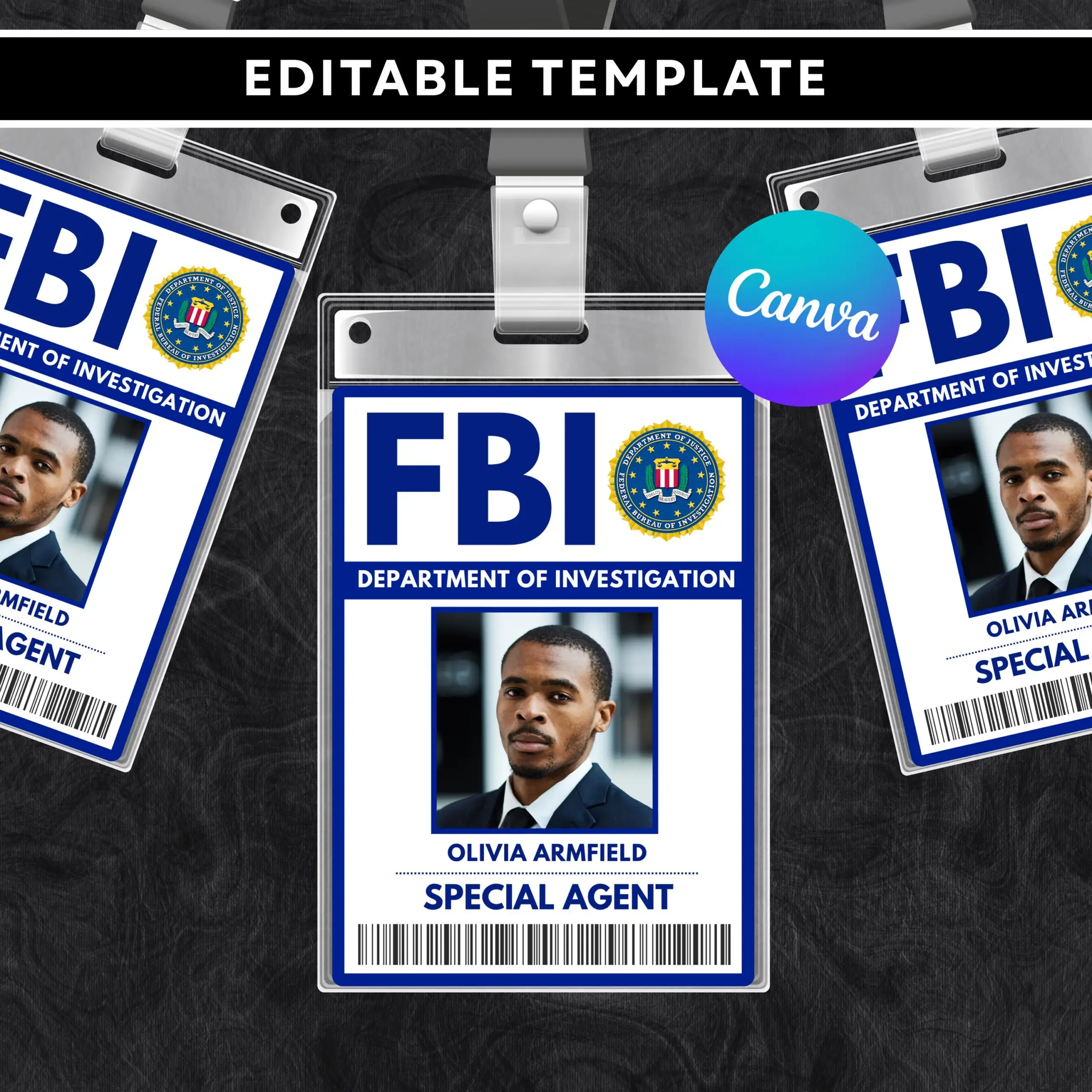 free printable fbi badge template free printable fbi badge template