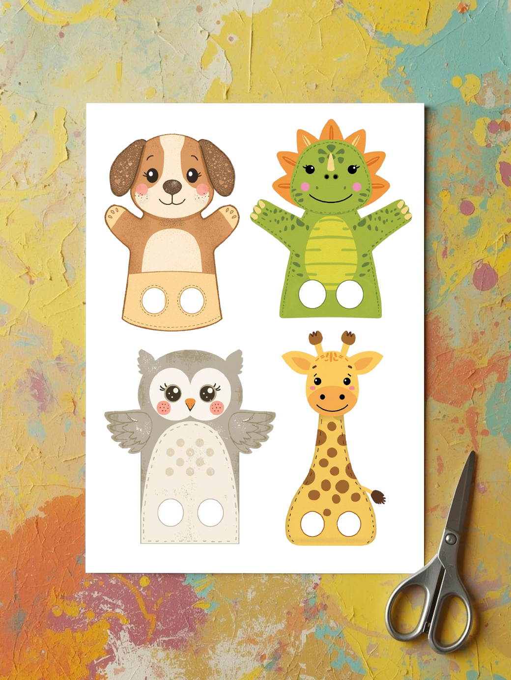 Printable Finger Puppets Printable Finger Puppets