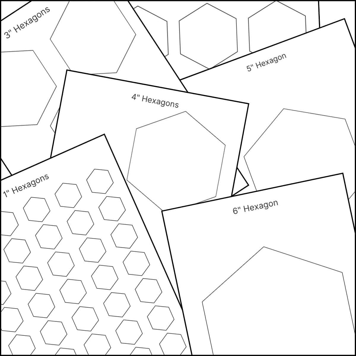 Printable Hexagon Shape Printable Hexagon Shape