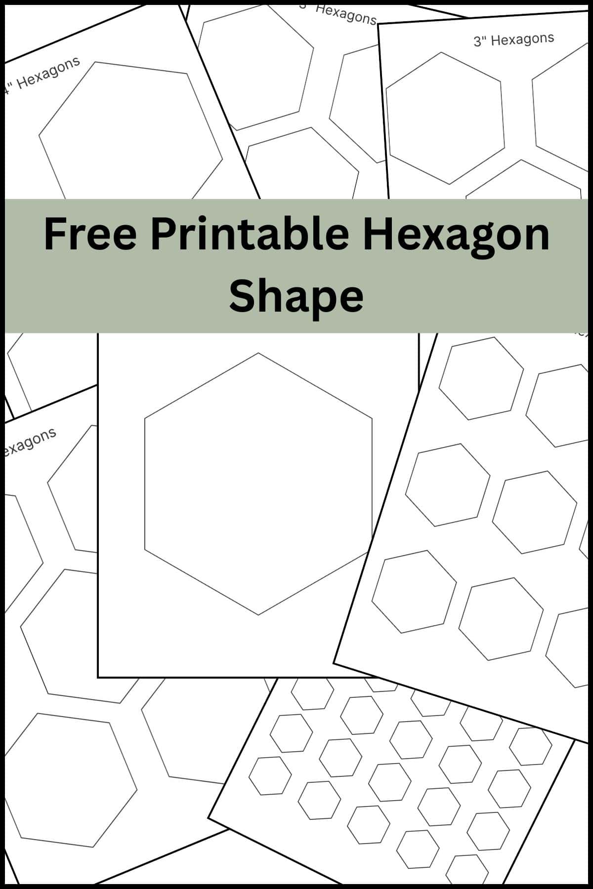 Printable Hexagon Shape