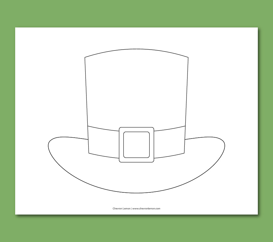 Printable Leprechaun Hat Templates In Different Sizes Printable Leprechaun Hat Templates In Different Sizes