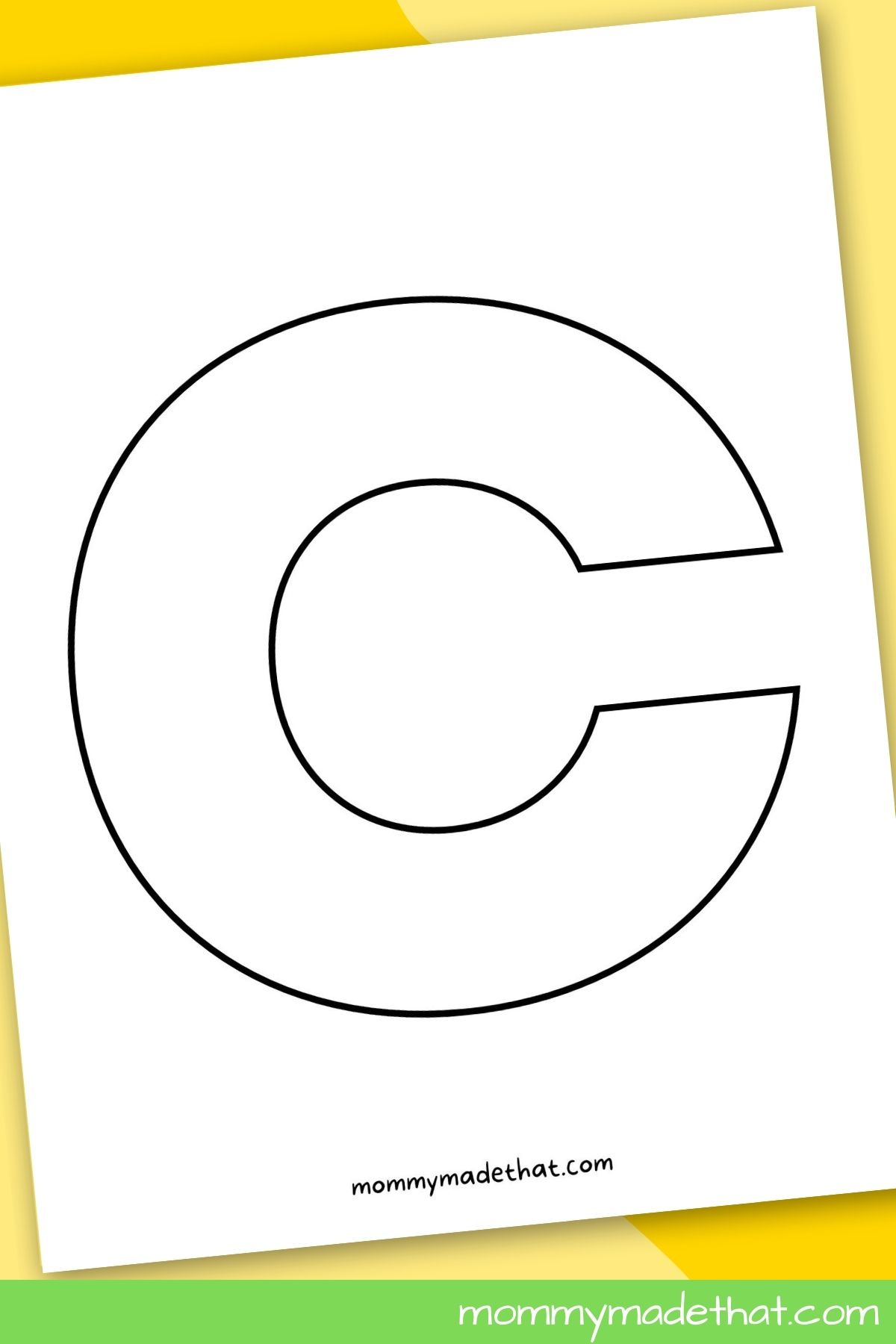 Printable Letter C
