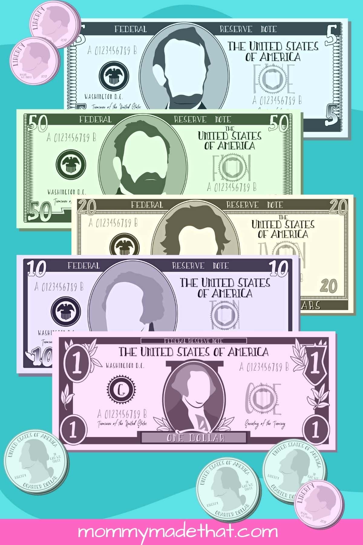Printable Play Money