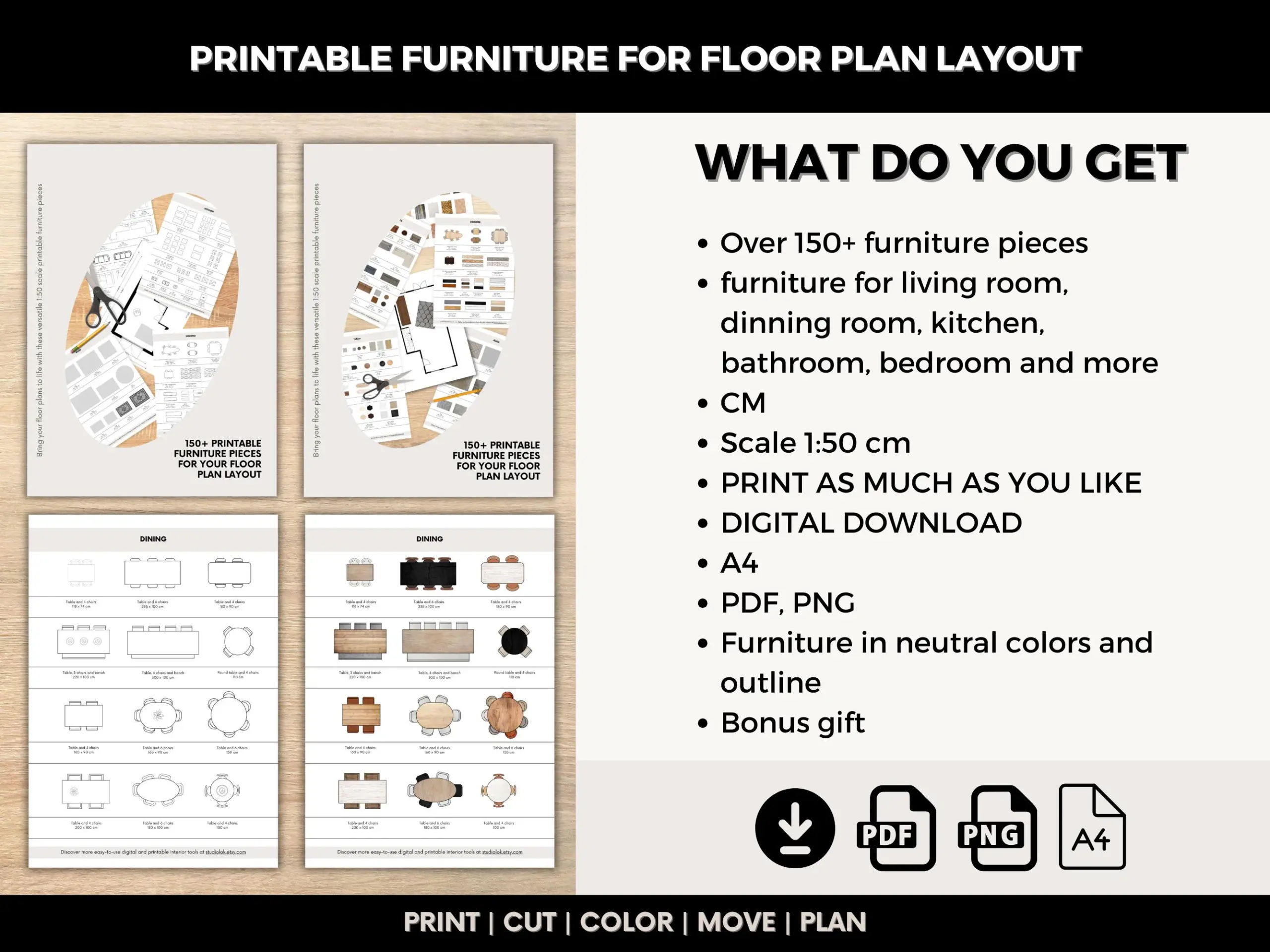 Printable Scale Furniture Templates Printable Scale Furniture Templates