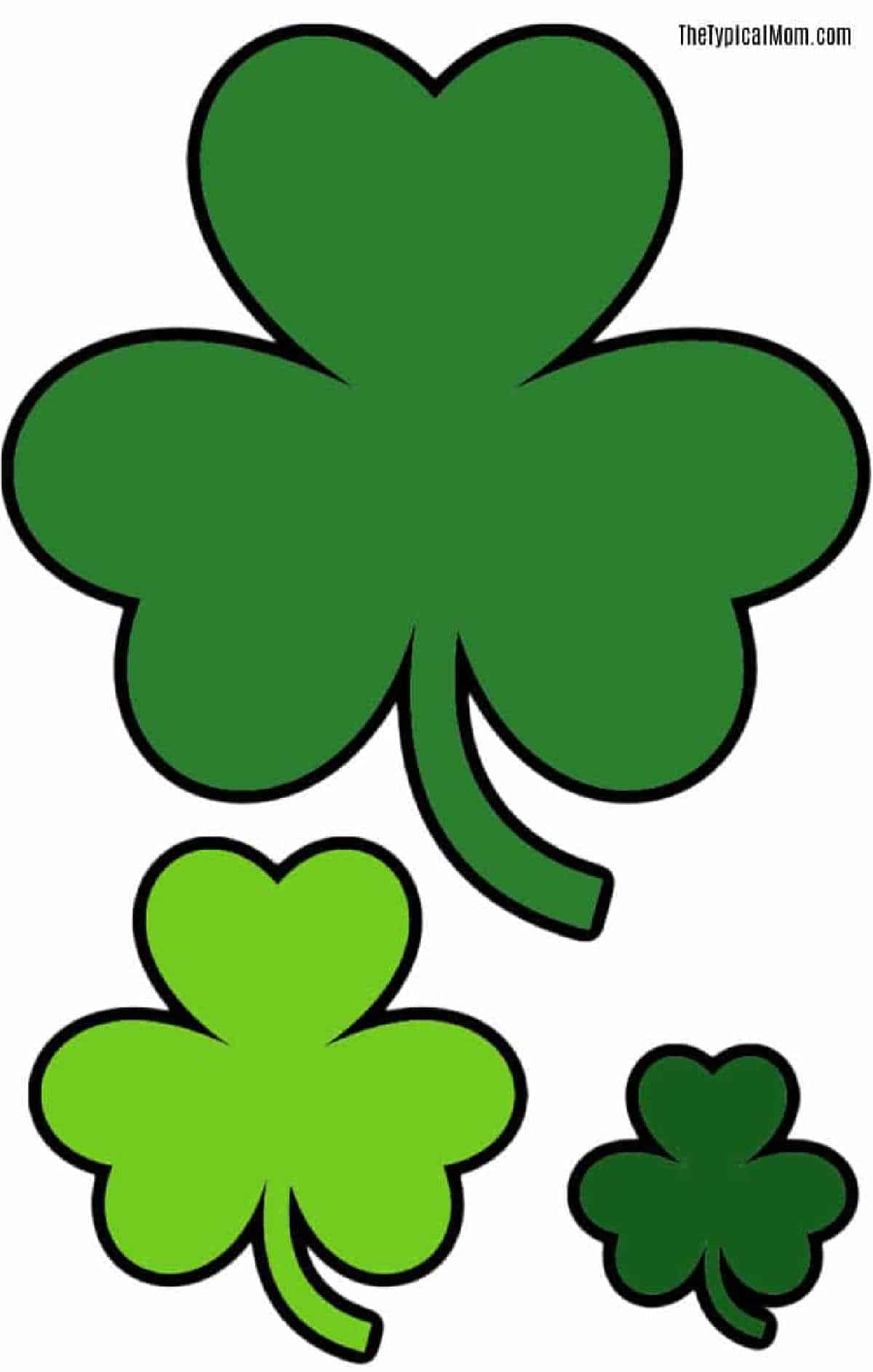 Printable Shamrock Printable Shamrock