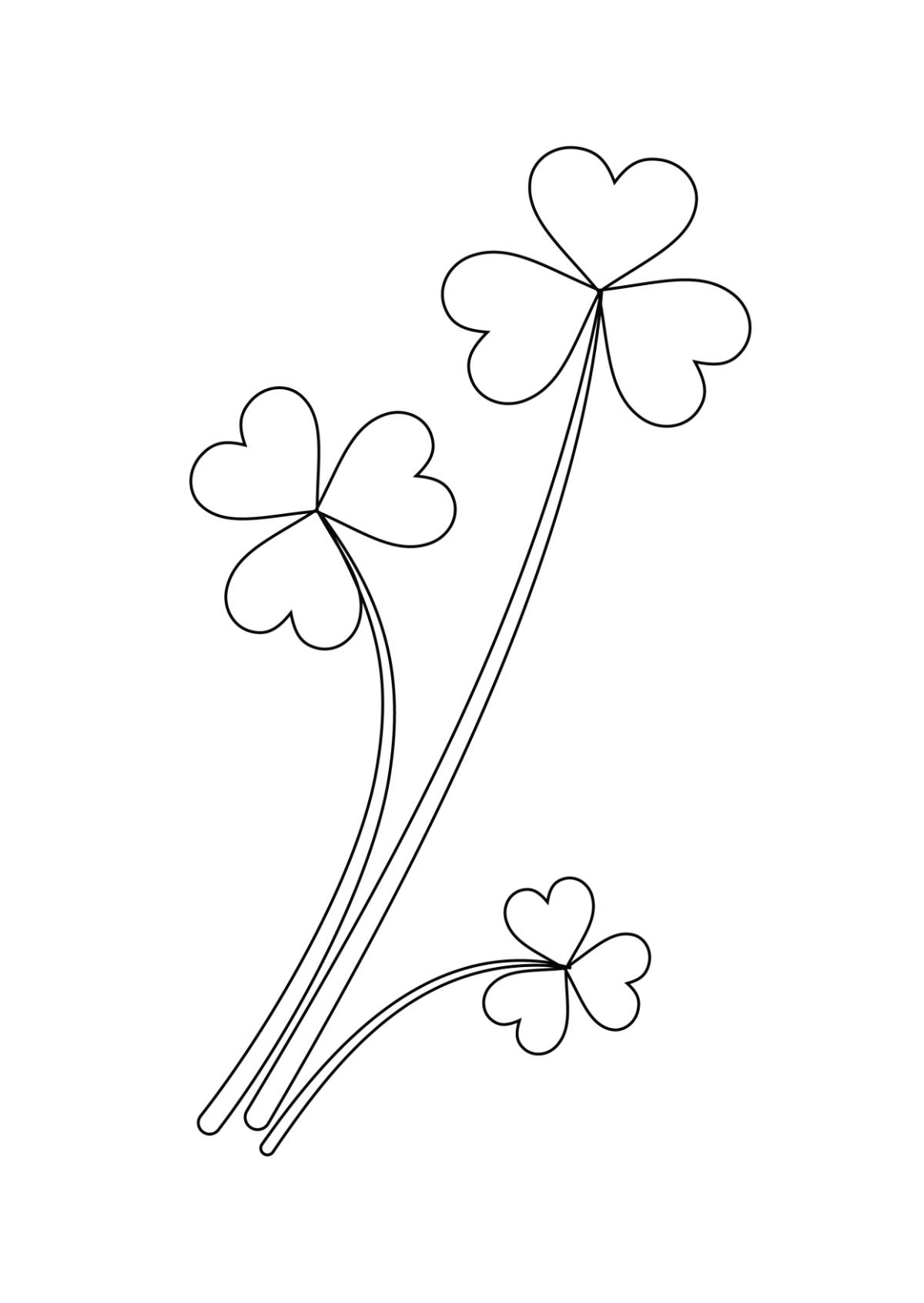 Printable Shamrock Stencil