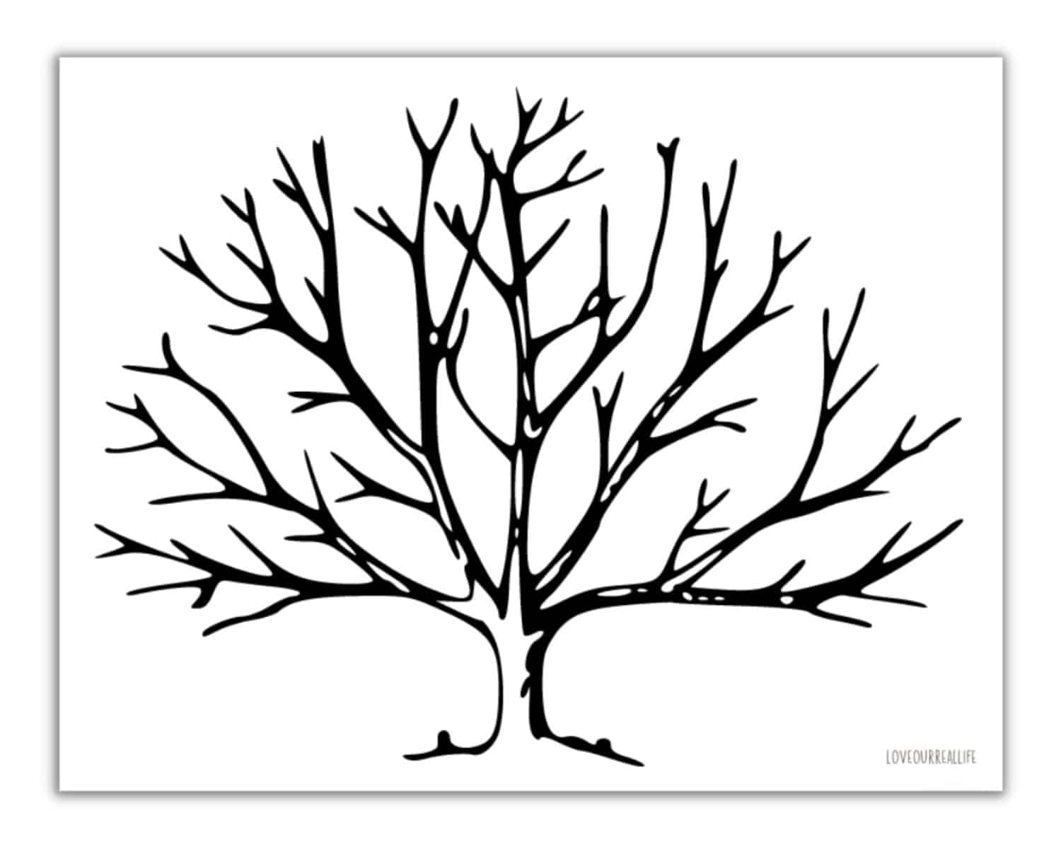 Printable Trees Without Leaves