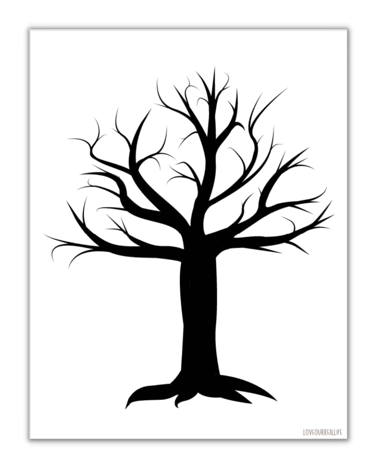 Printable Trees Without Leaves