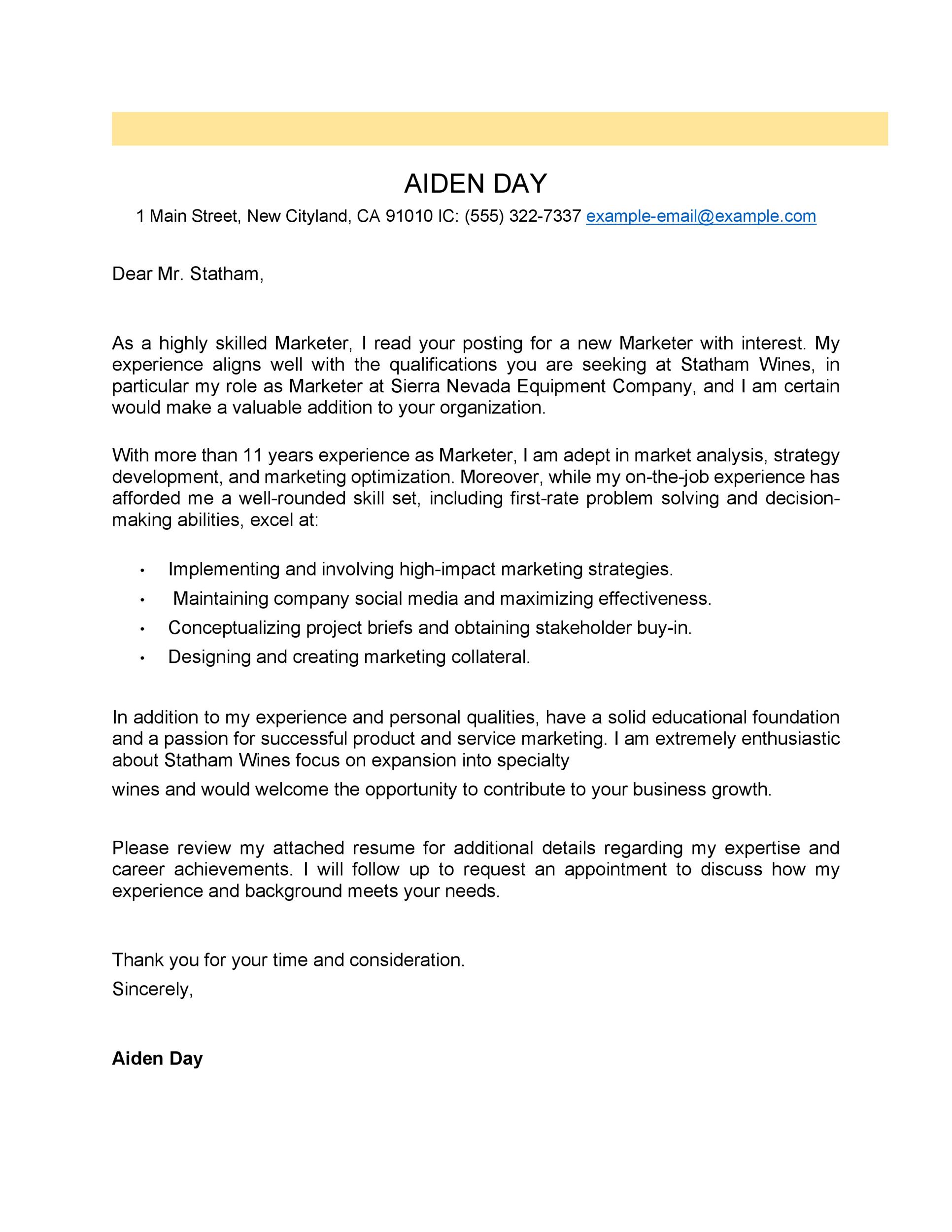 professional email sample templates
