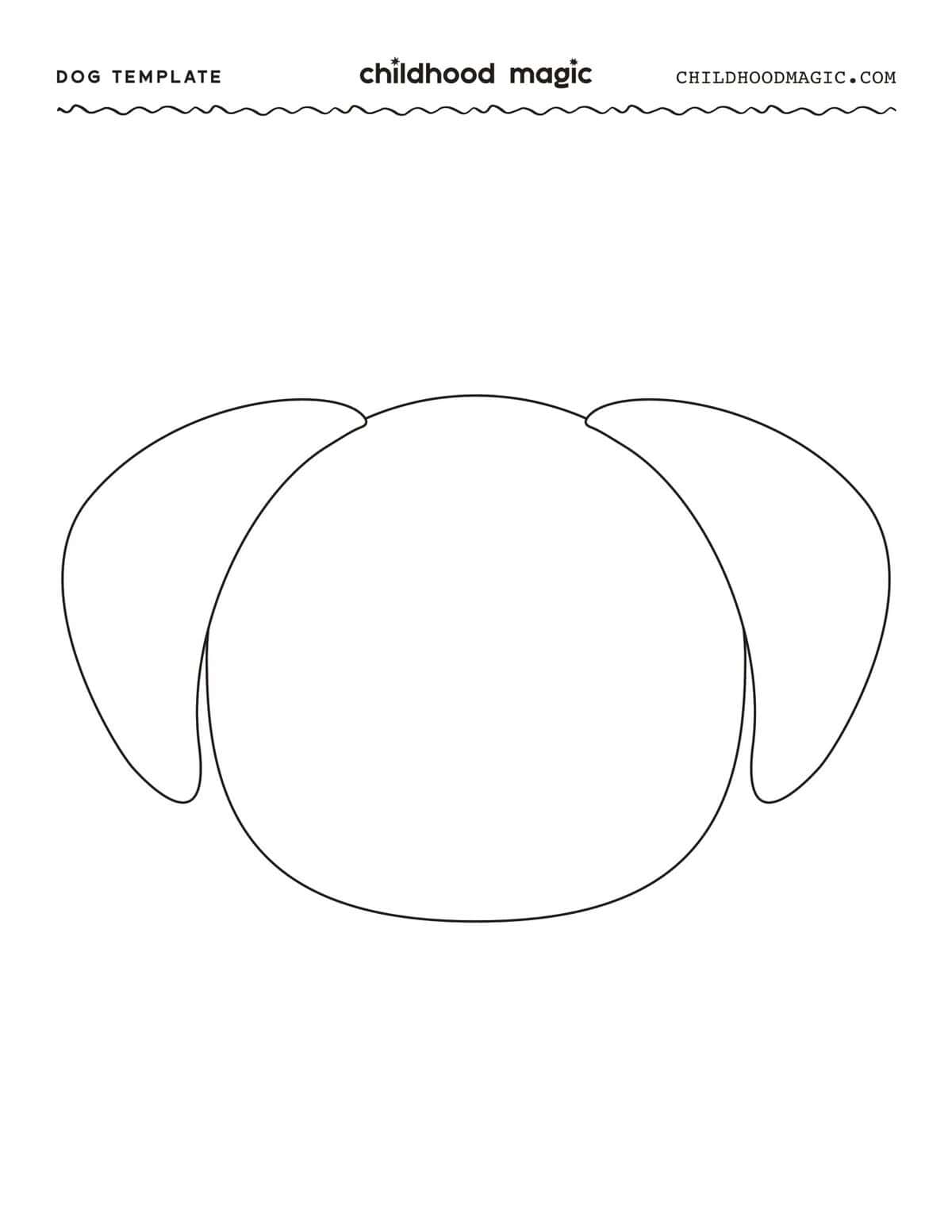 Puppy Coloring Pages Free Printable Template