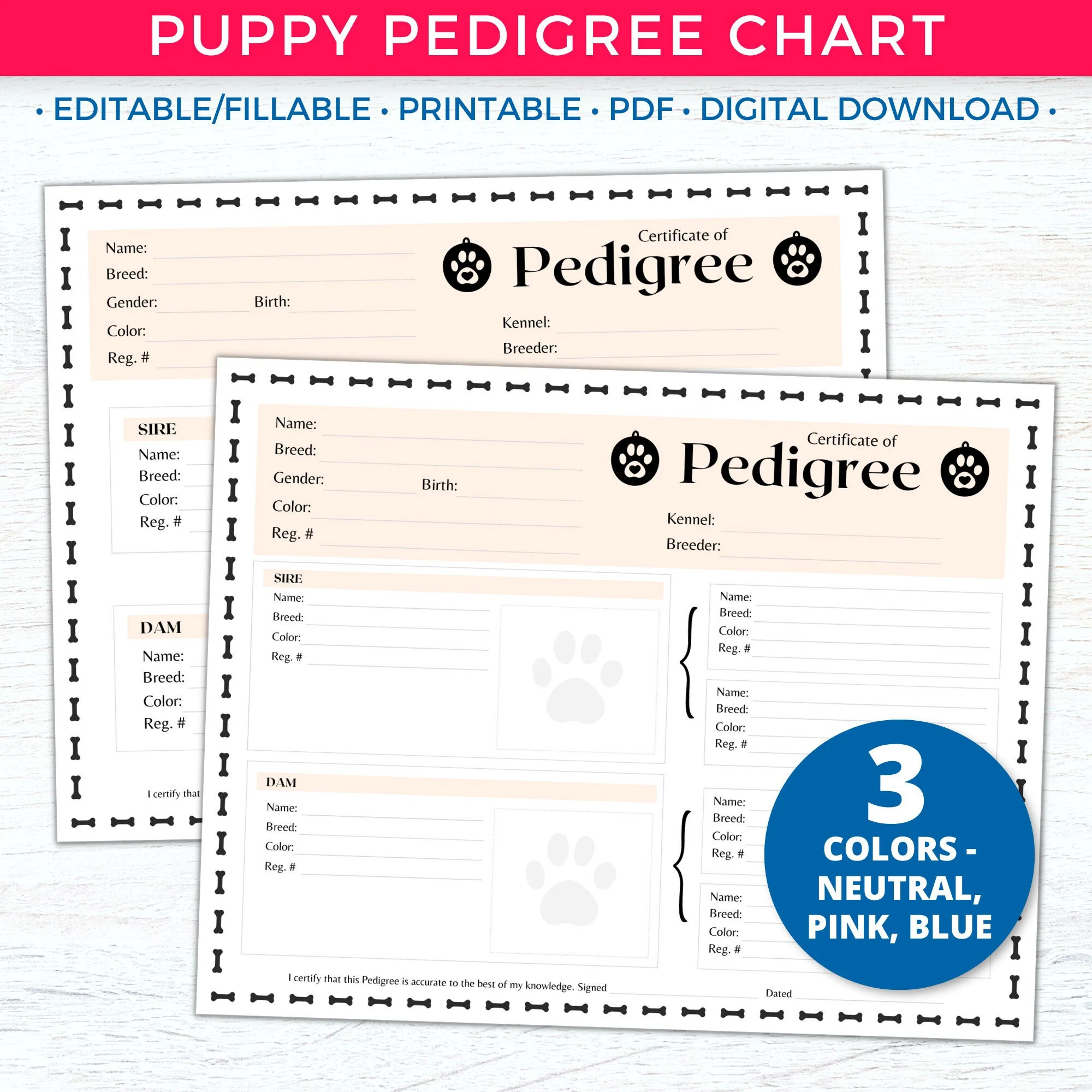 Puppy Pedigree Chart Dog Pedigree Puppy Pedigree Chart Dog Pedigree