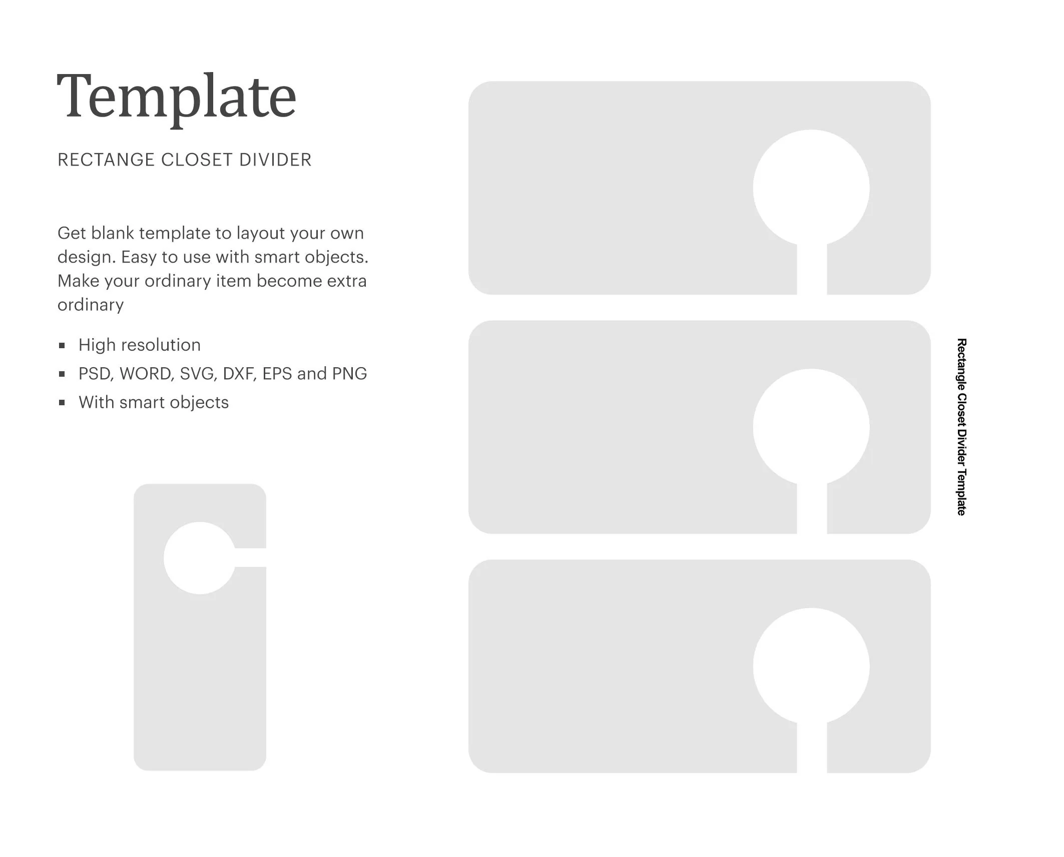 Rectangle Closet Divider Blank Template Rectangle Closet Divider Blank Template