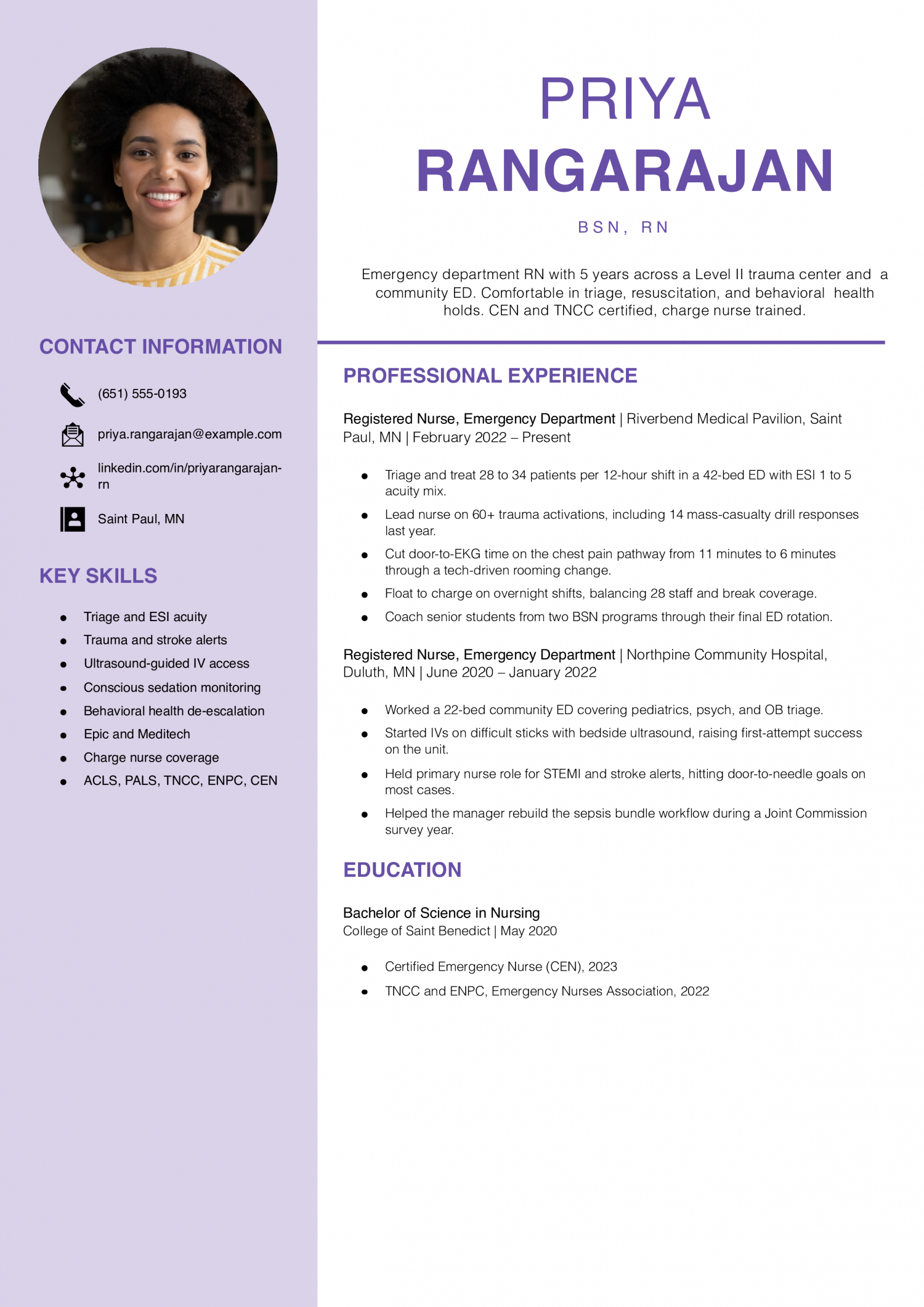 Registered Nurse Resume Examples Registered Nurse Resume Examples