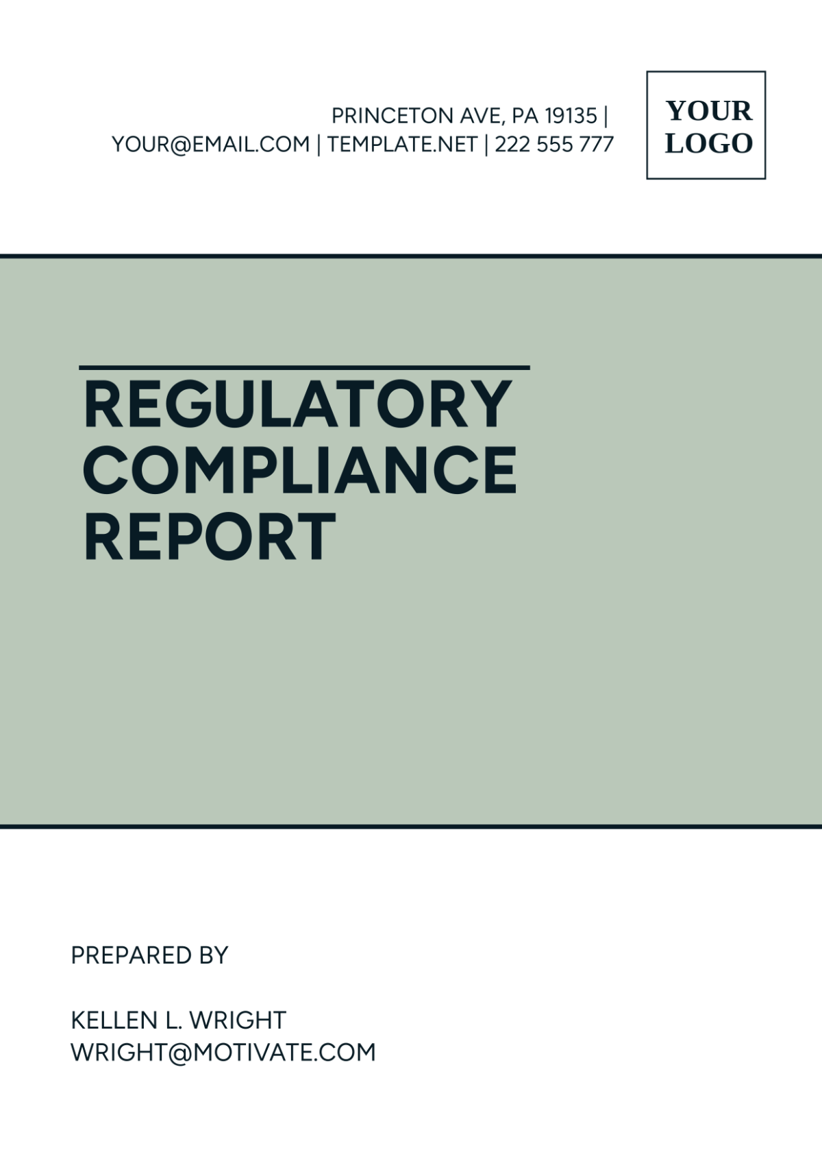 Regulatory Compliance Report