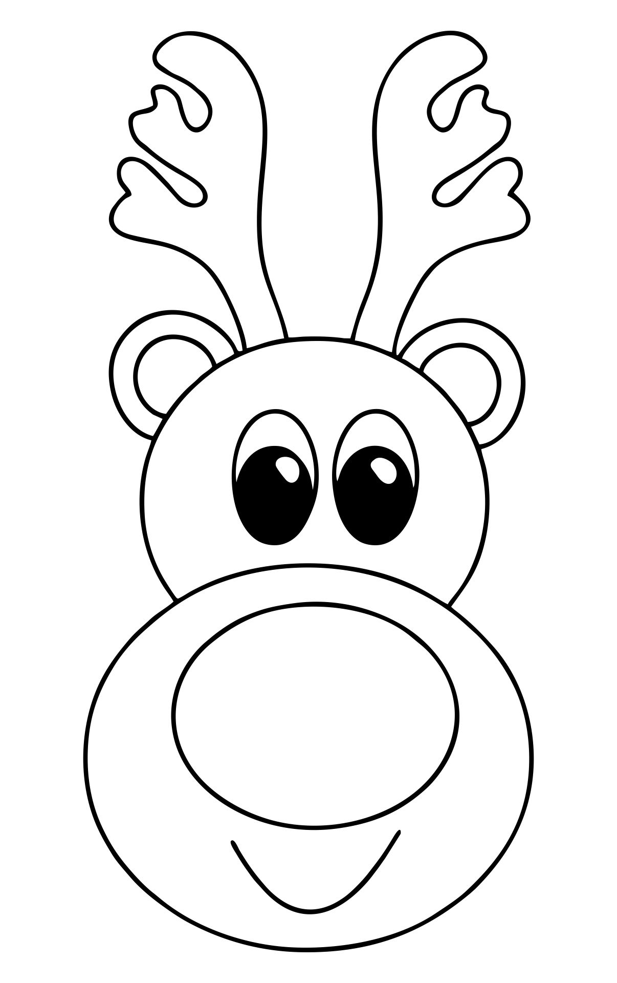 Reindeer Cutout Template