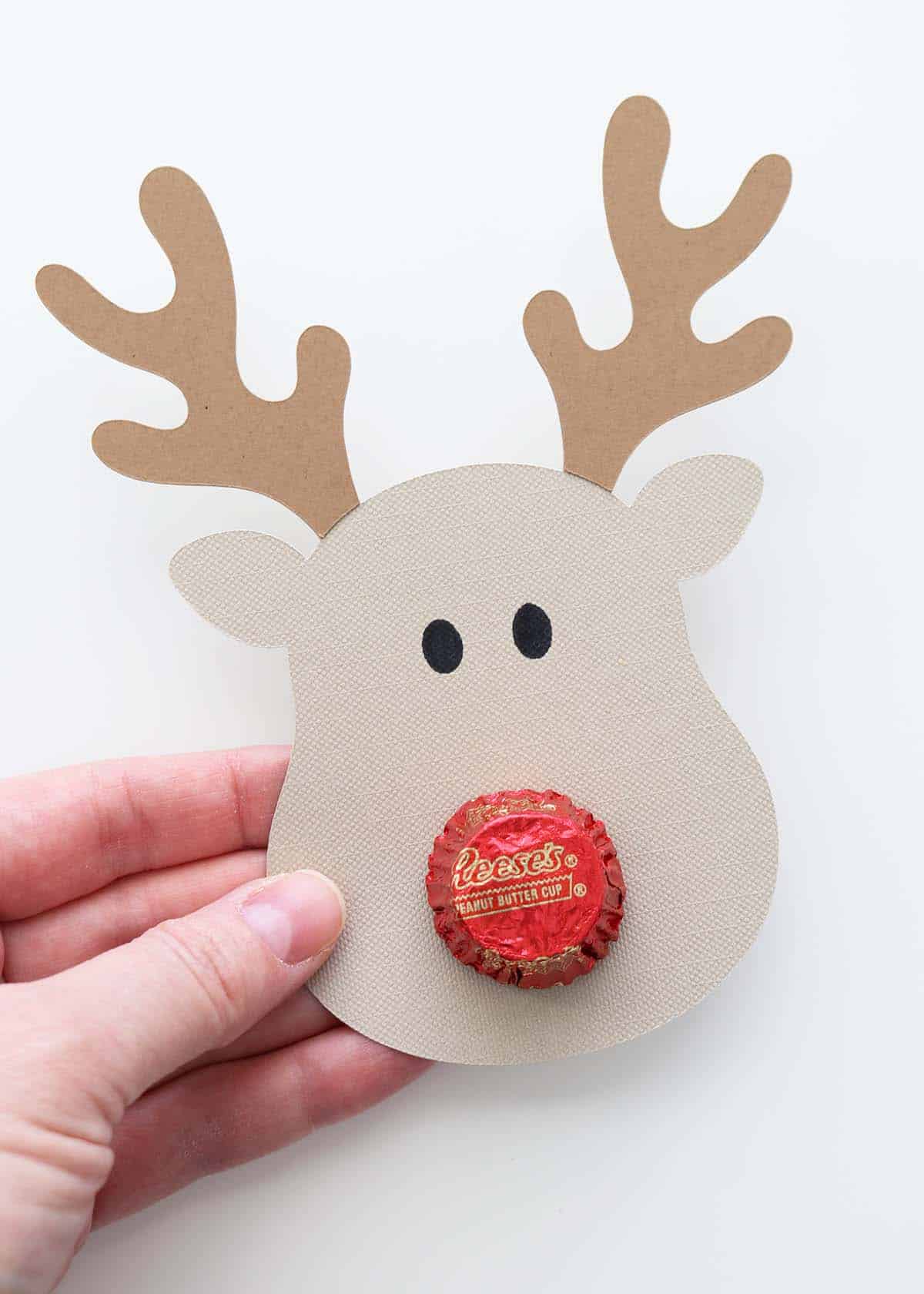 christmas reindeer lollipop template