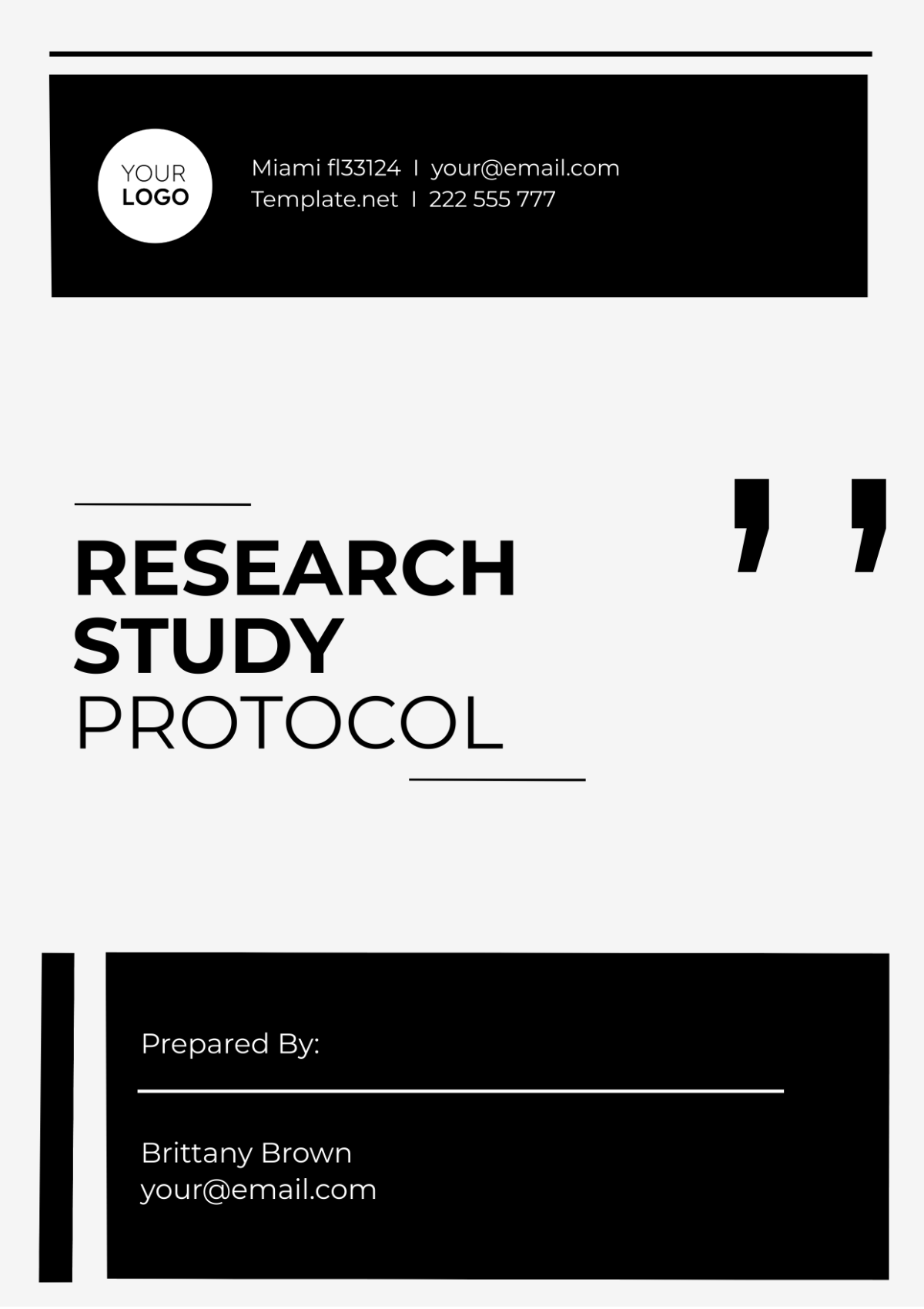 protocol sample template protocol sample template