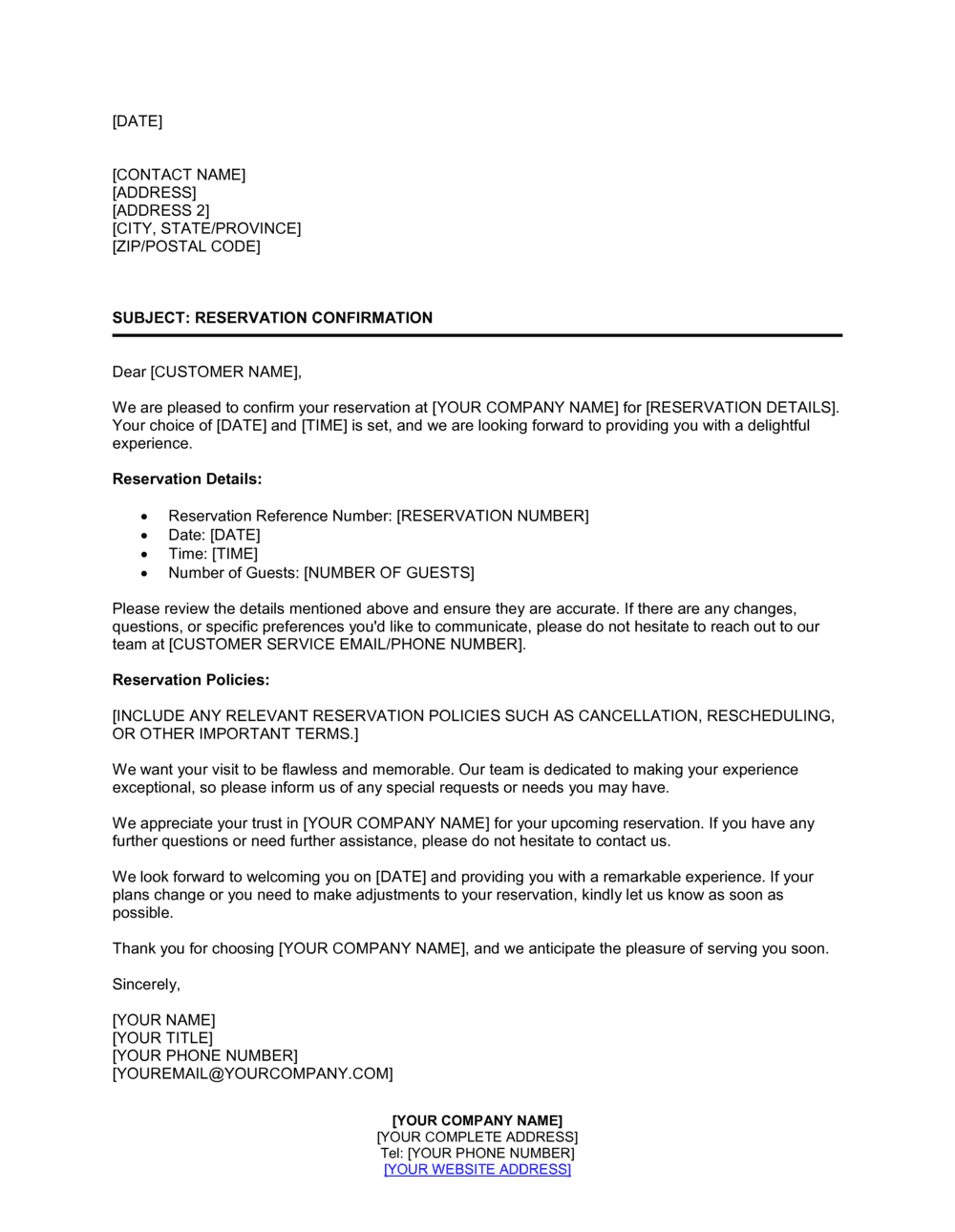 reservation of rights letter sample template reservation of rights letter sample template