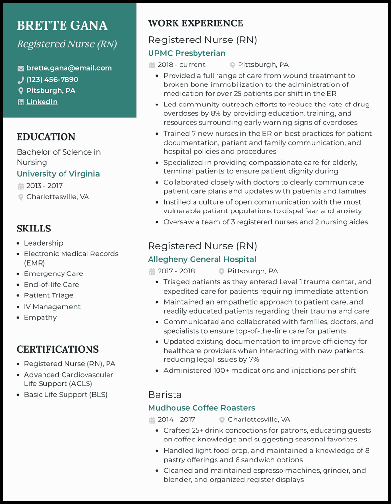 registered nurse professional biography sample template registered nurse professional biography sample template