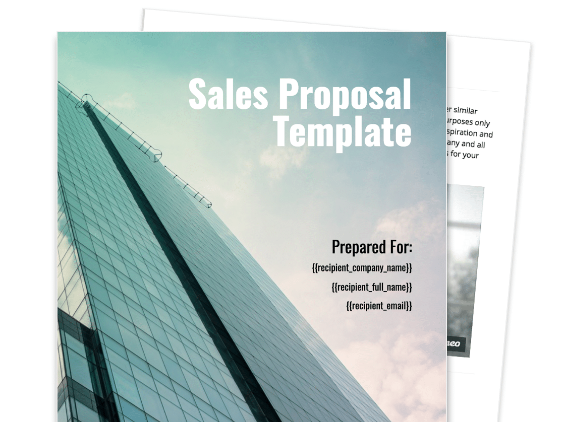 Sales Proposal Template Sales Proposal Template