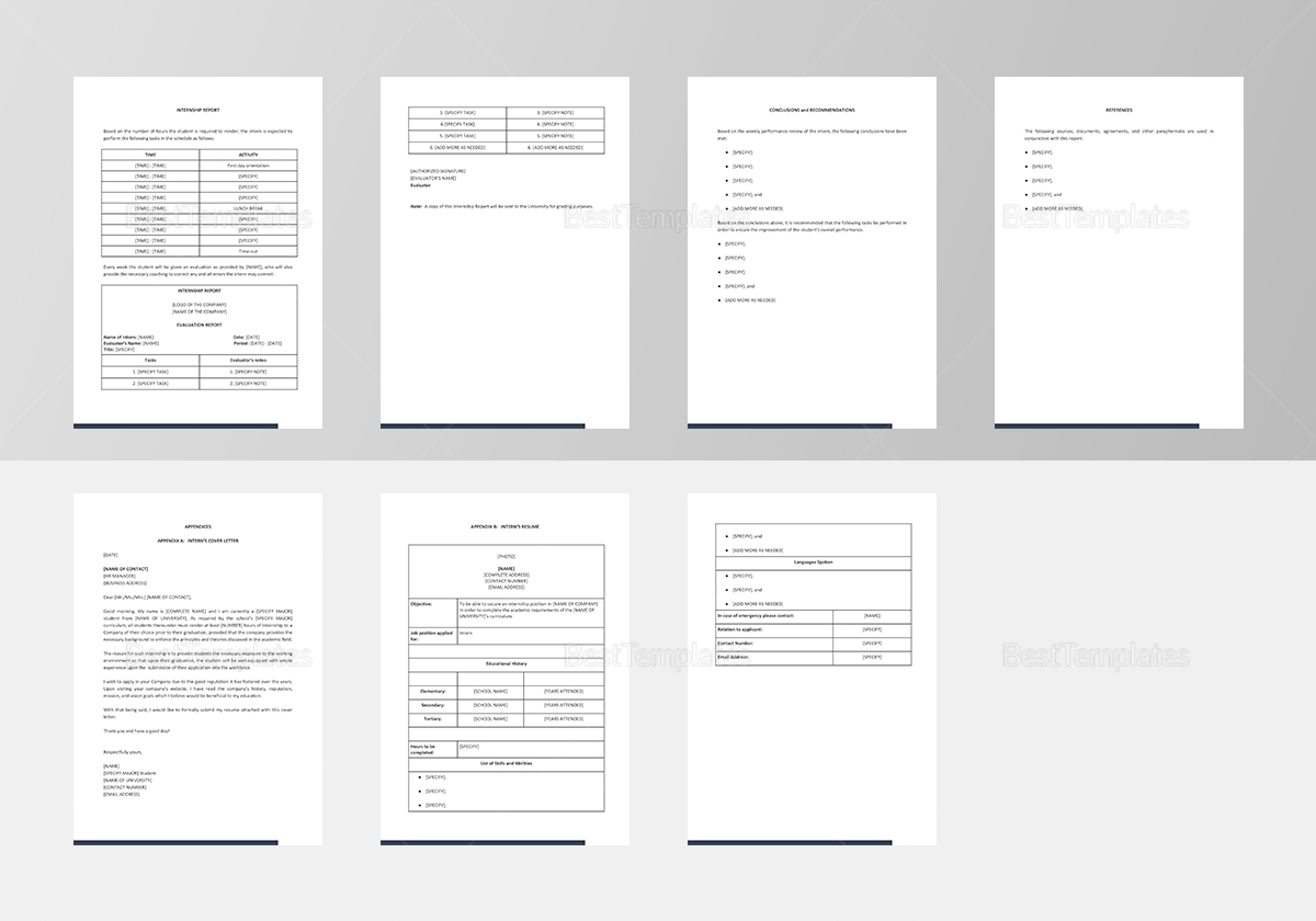 Sample Internship Report