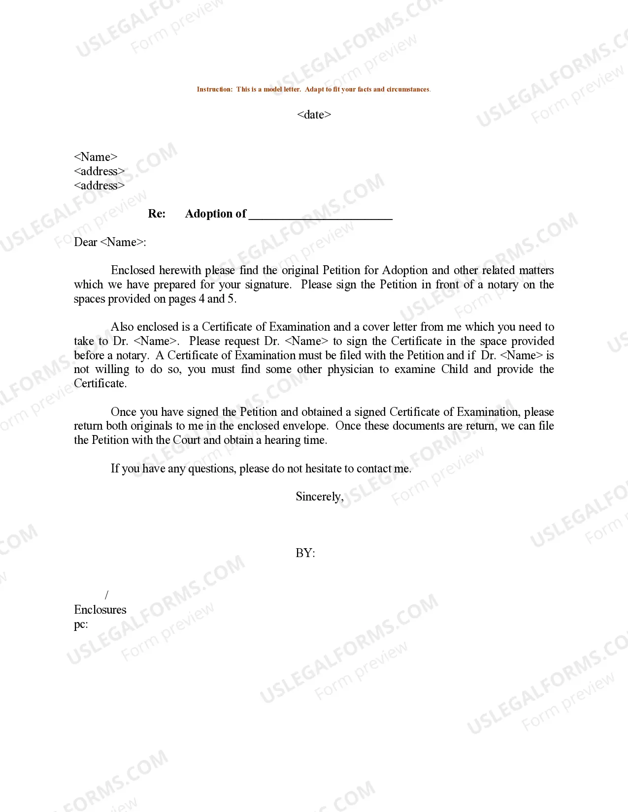 Sample Letter For Petition