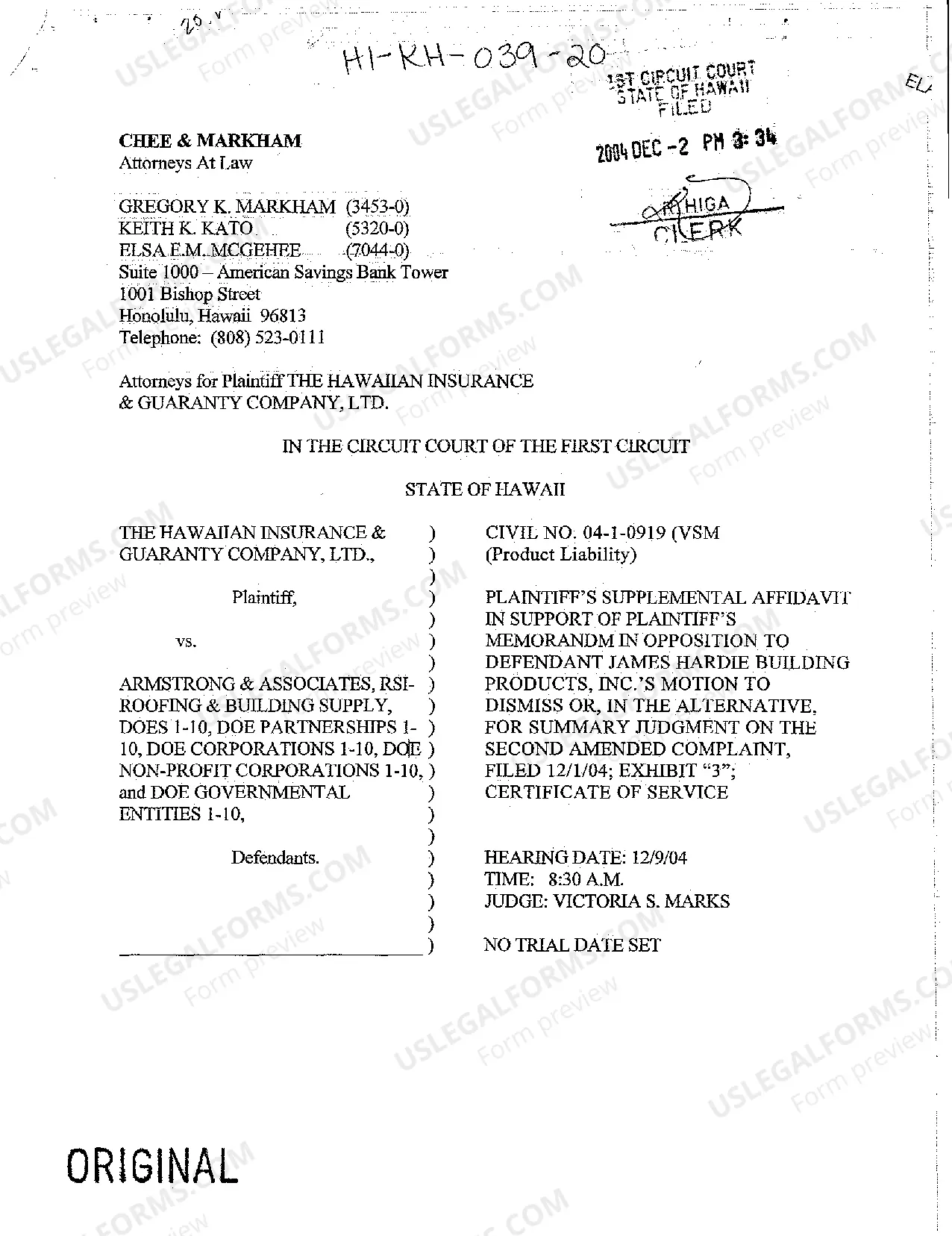 Sample Of Affidavit In Opposition For I 751
