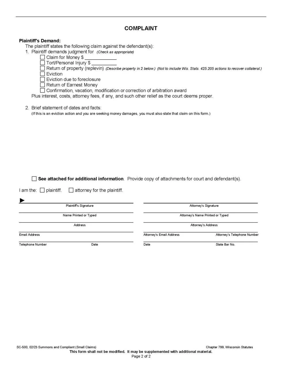 Sample Summons And Complaint Sample Summons And Complaint