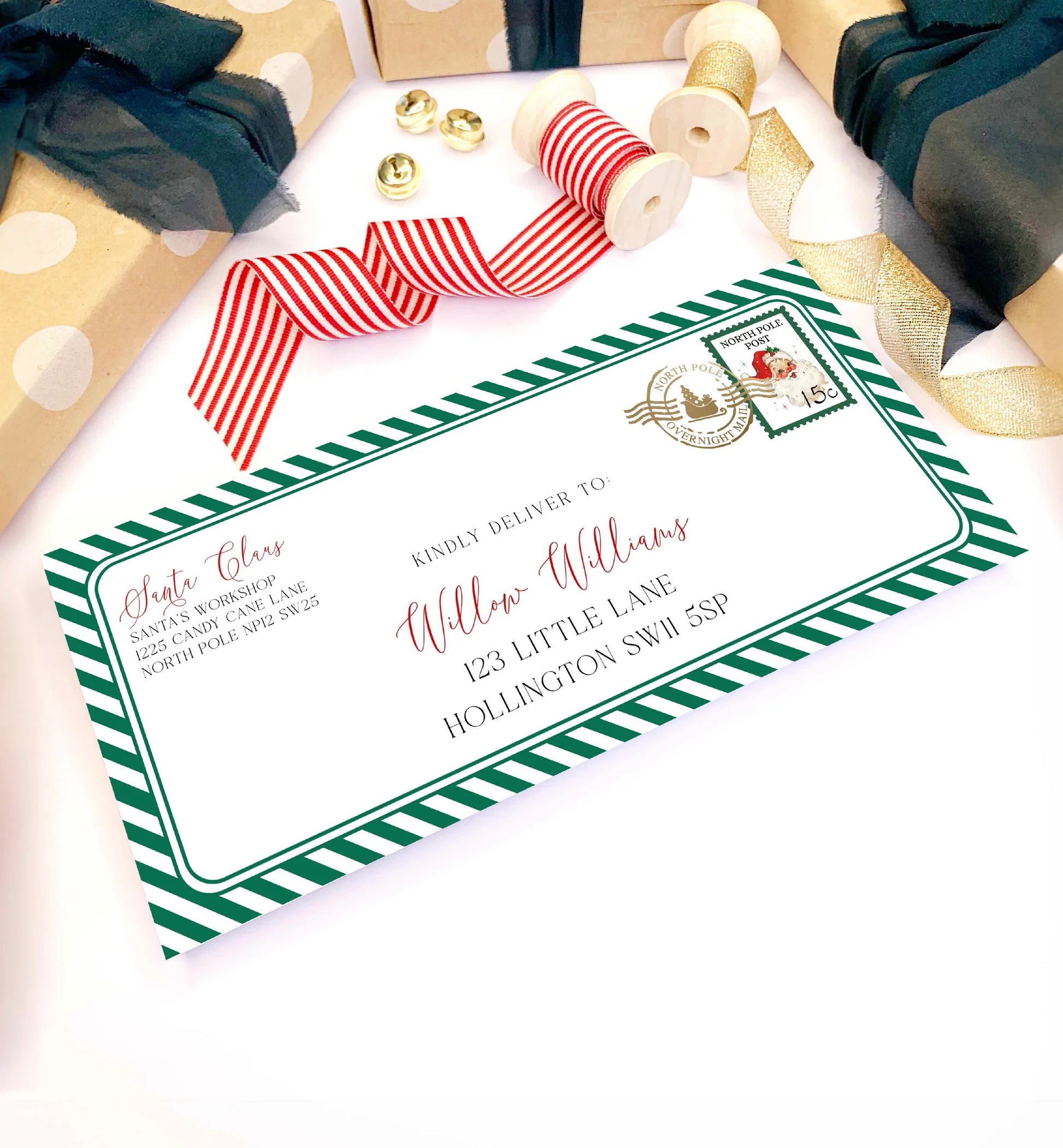 christmas envelope templates