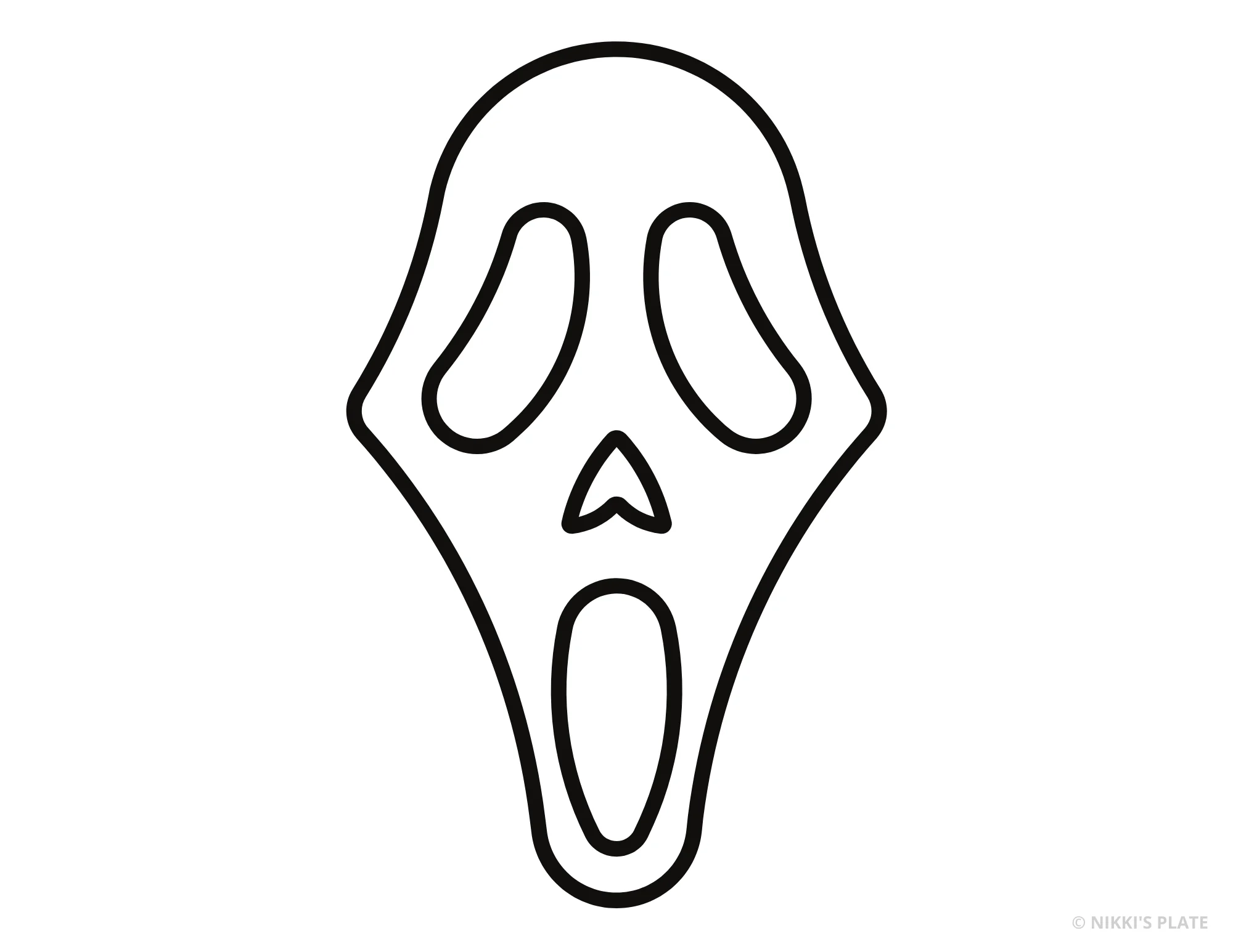 Scream Pumpkin Carving Stencil Free Printable Scream Pumpkin Carving Stencil Free Printable