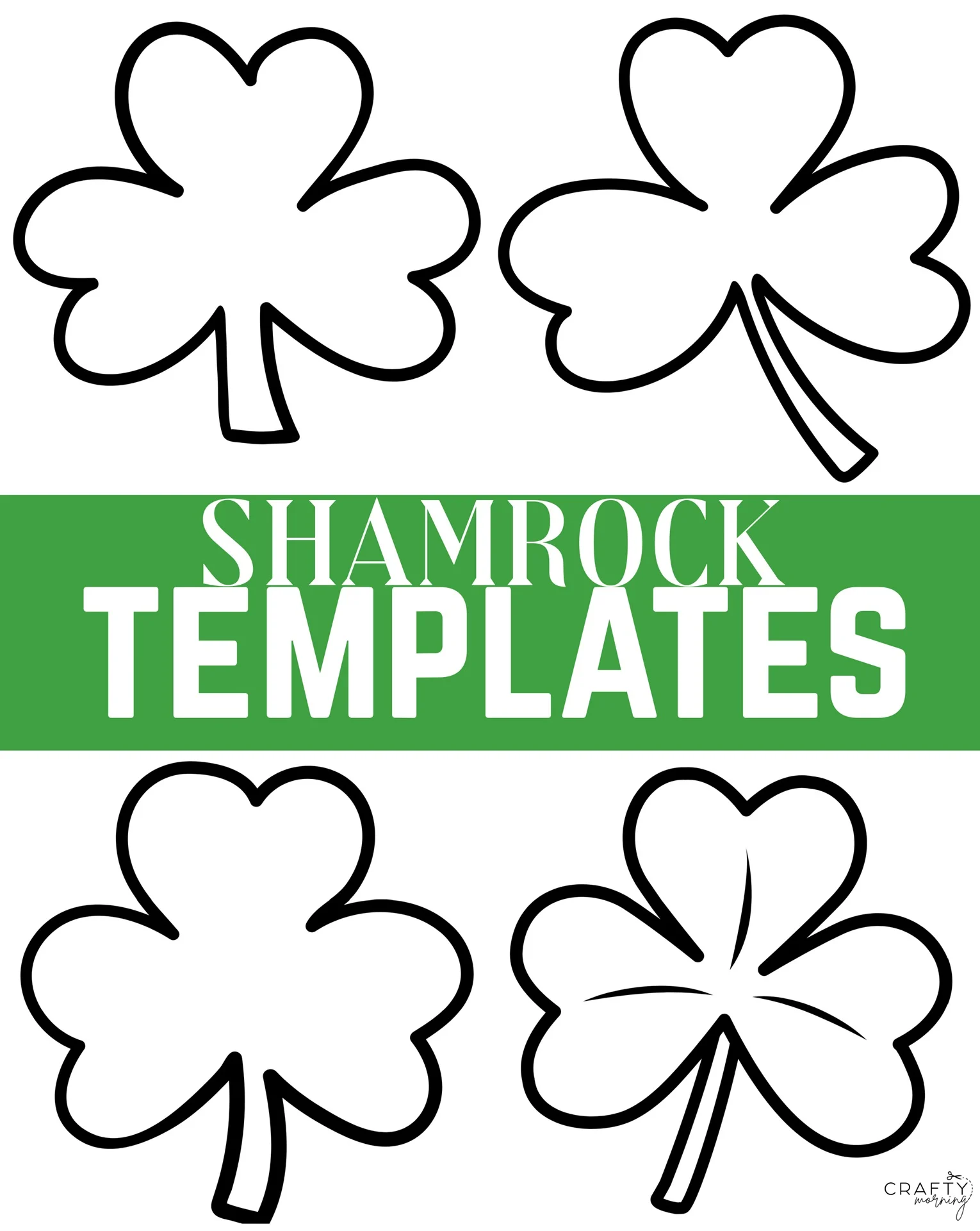 Shamrock Templates To Print Shamrock Templates To Print