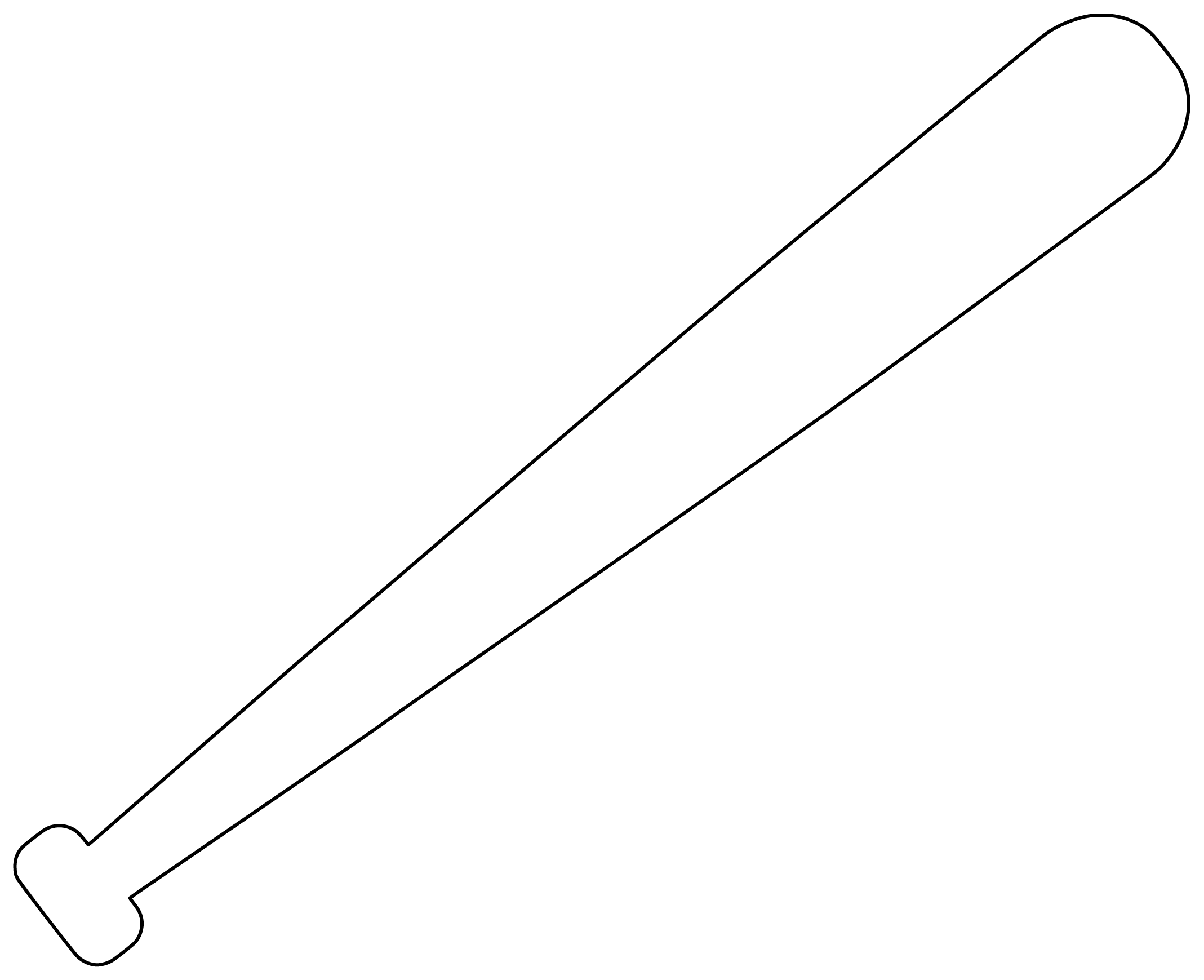 Shape Of Baseball Bat