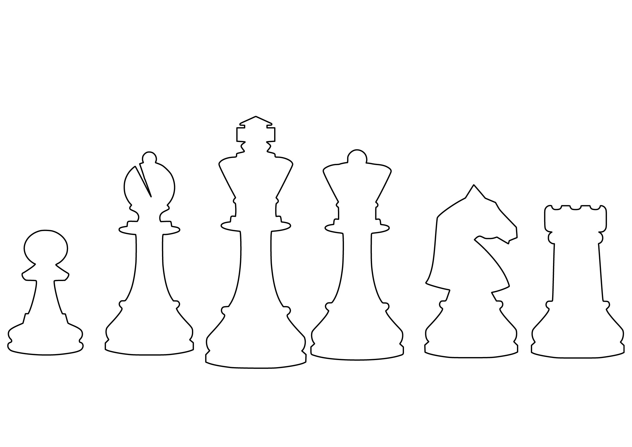 Shape Of Chess Pieces Shape Of Chess Pieces