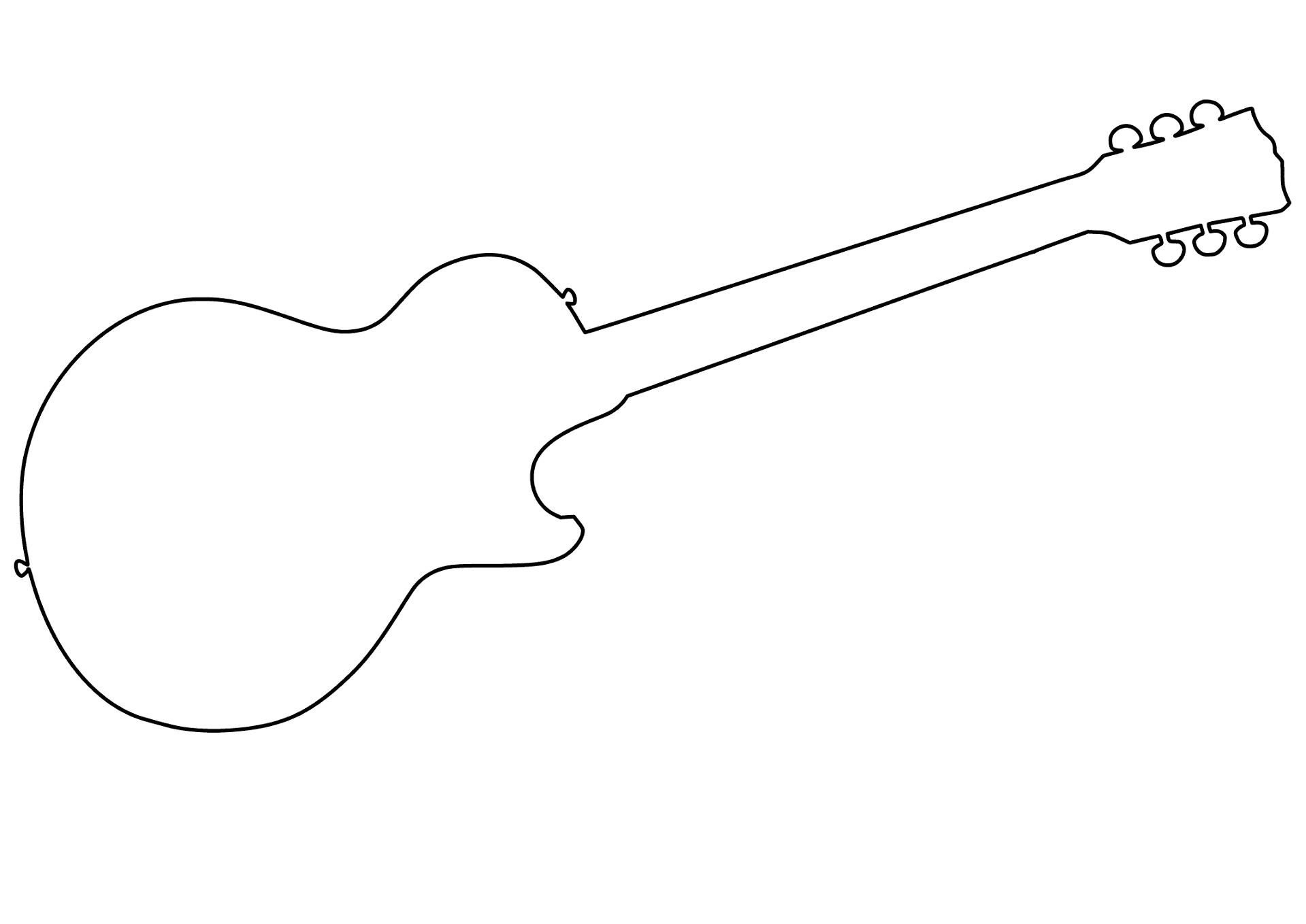 Shape Of Electric Guitar Shape Of Electric Guitar