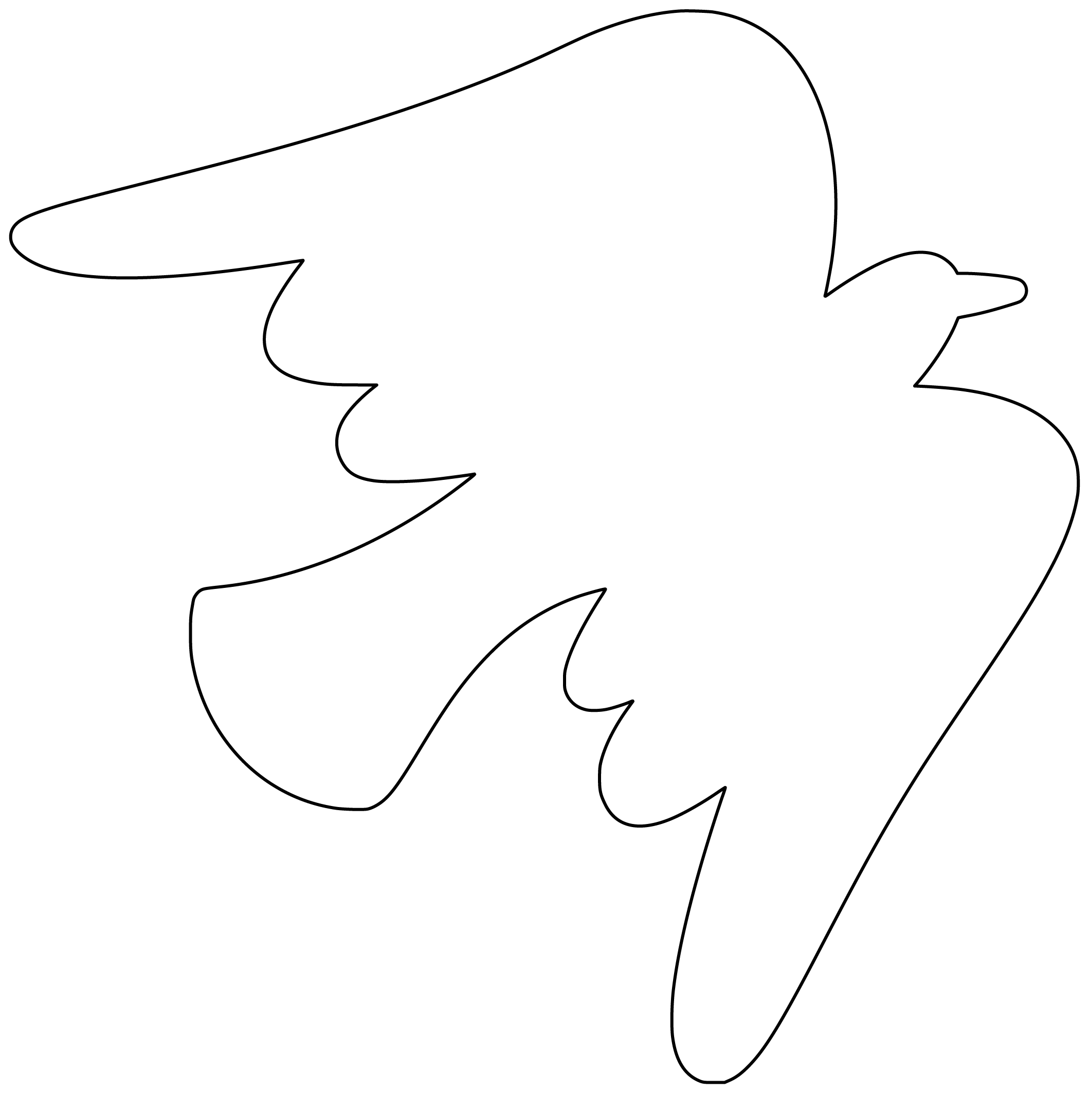 free printable flying bird template free printable flying bird template