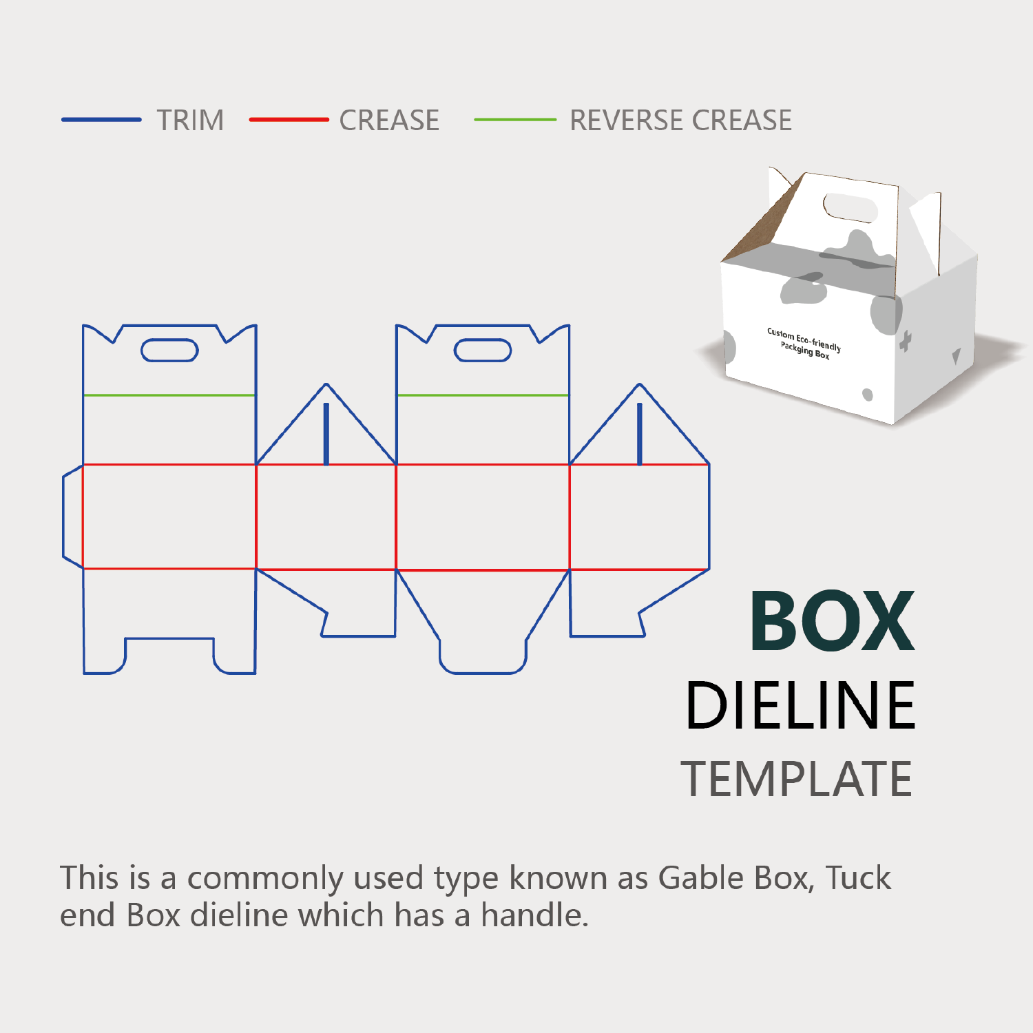 free printable gable box template free printable gable box template