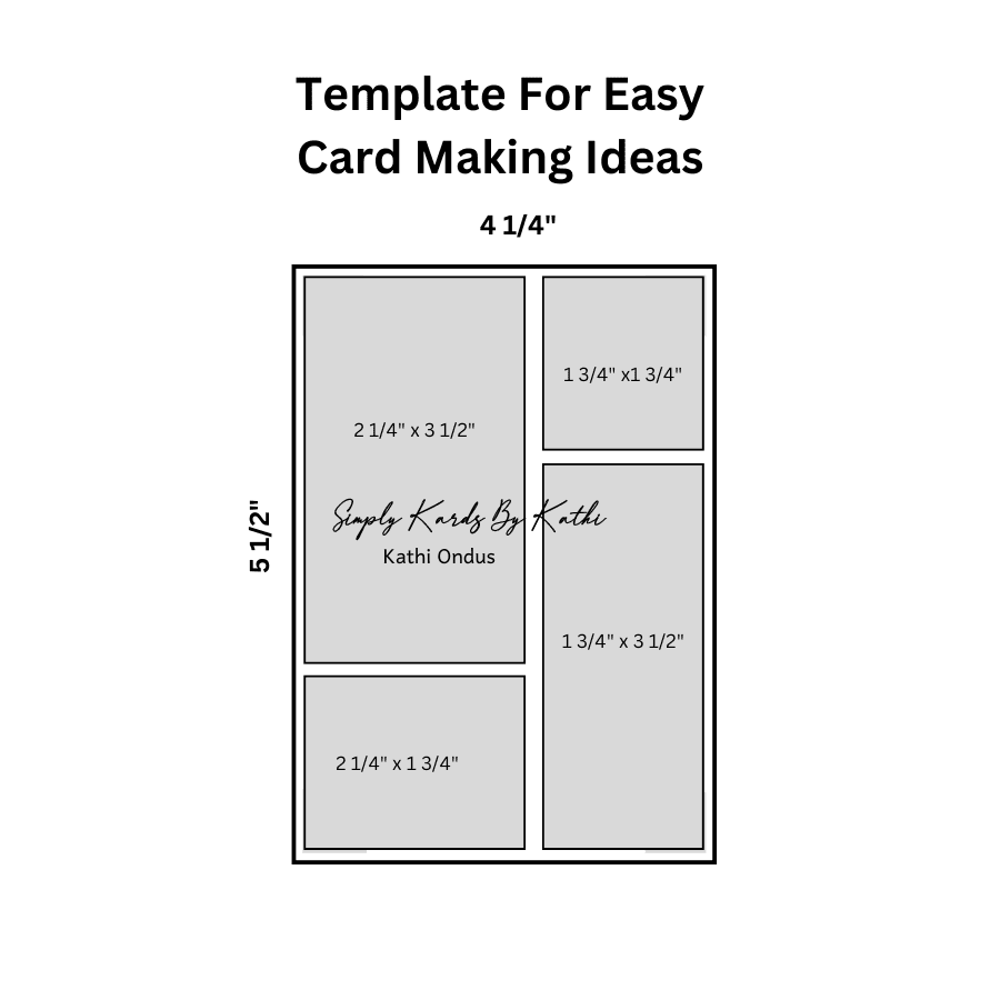 Simple Card Making Ideas Using A Template