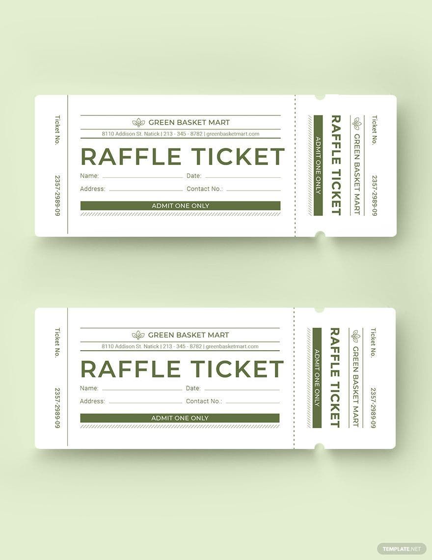 Simple Raffle Ticket Simple Raffle Ticket