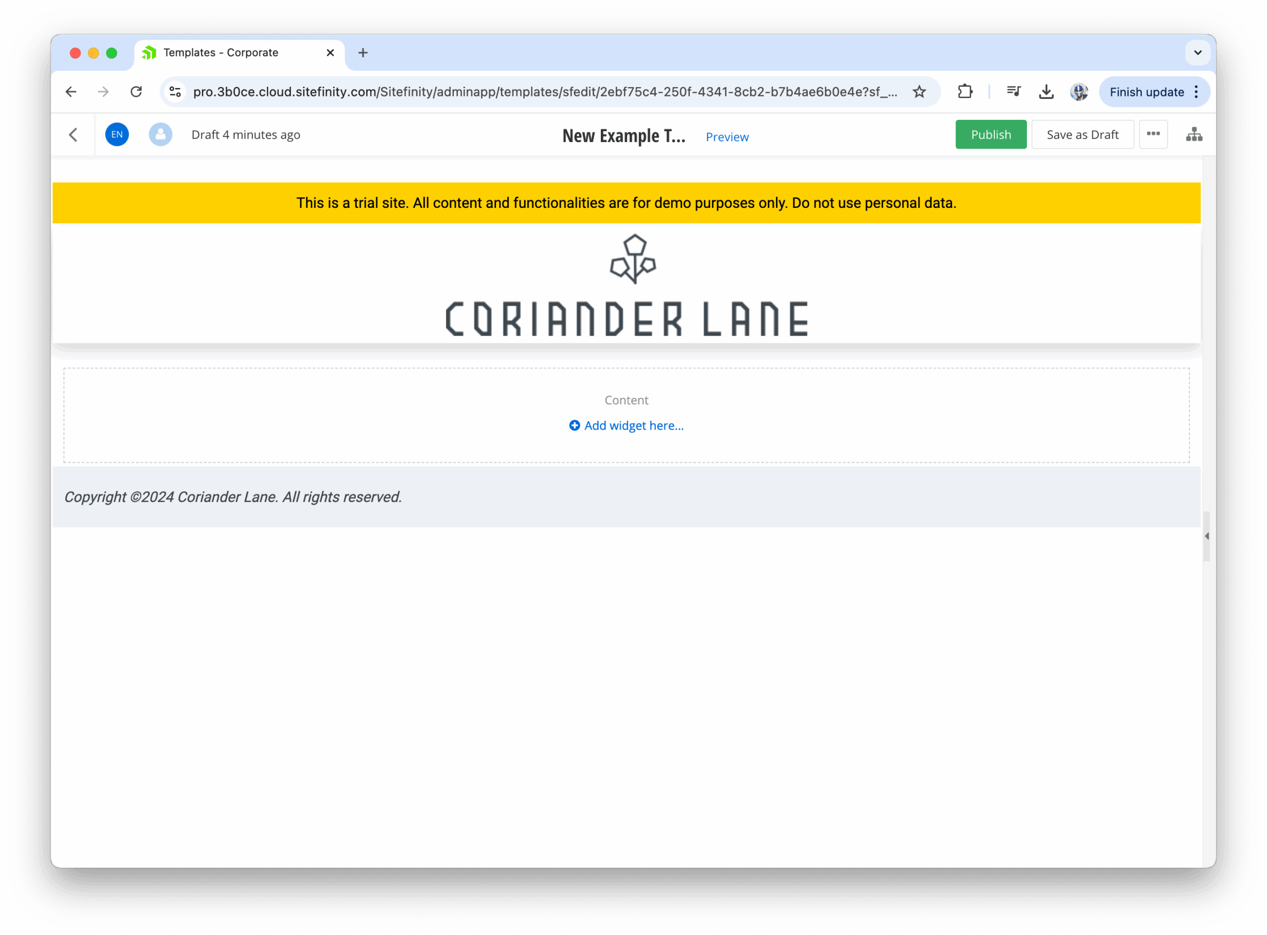 Sitefinity Basics Exploring Page Templates