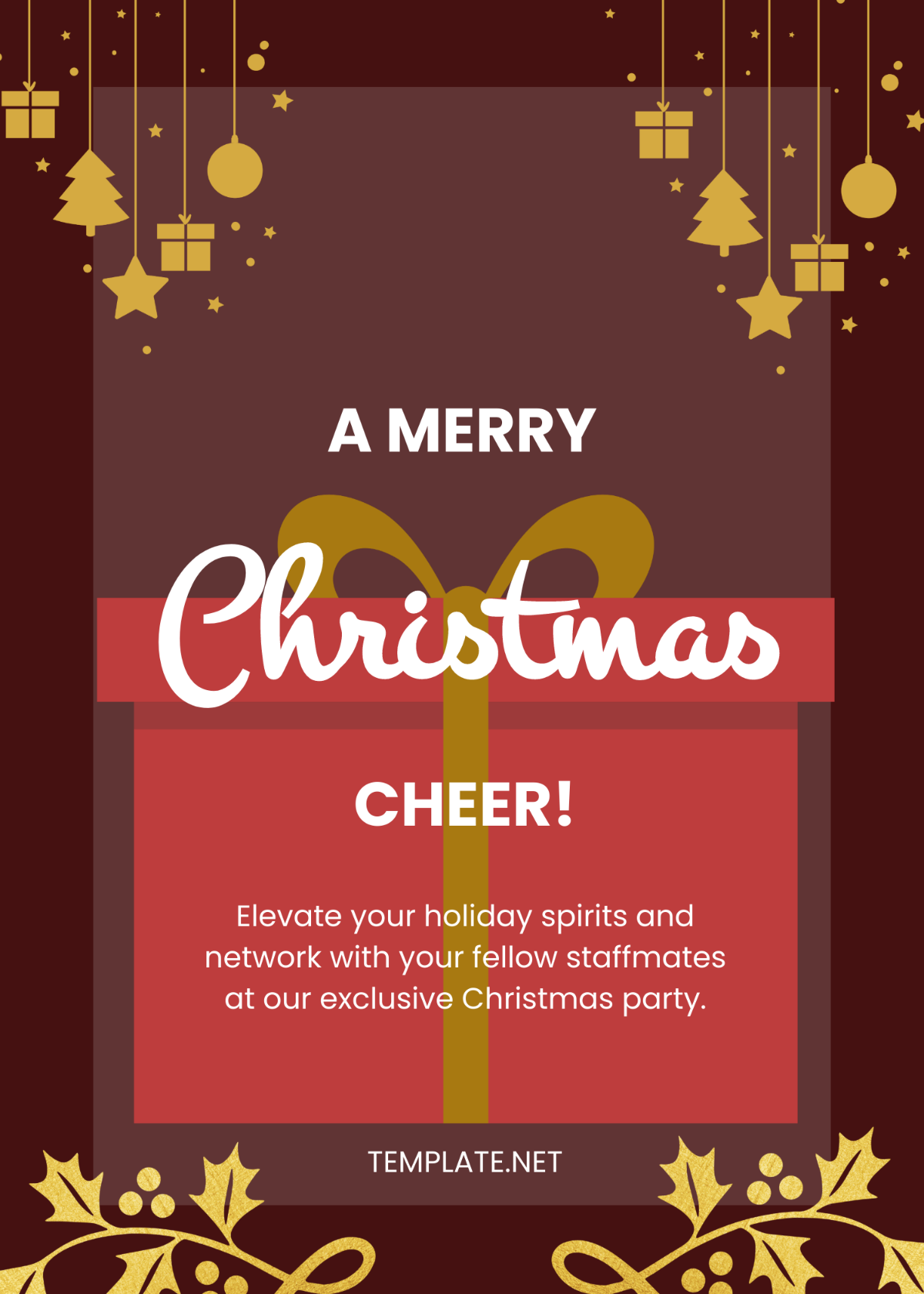 Staff Christmas Lunch Invitation