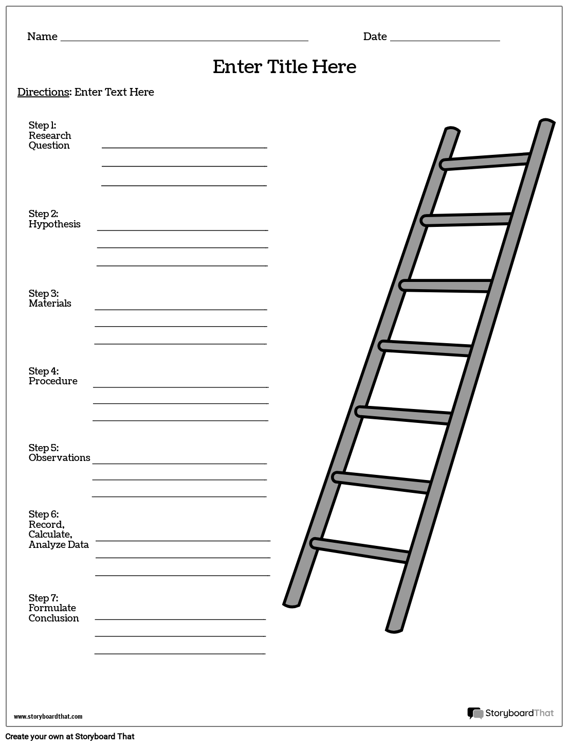 Steps Of Scientific Method 7 Steps